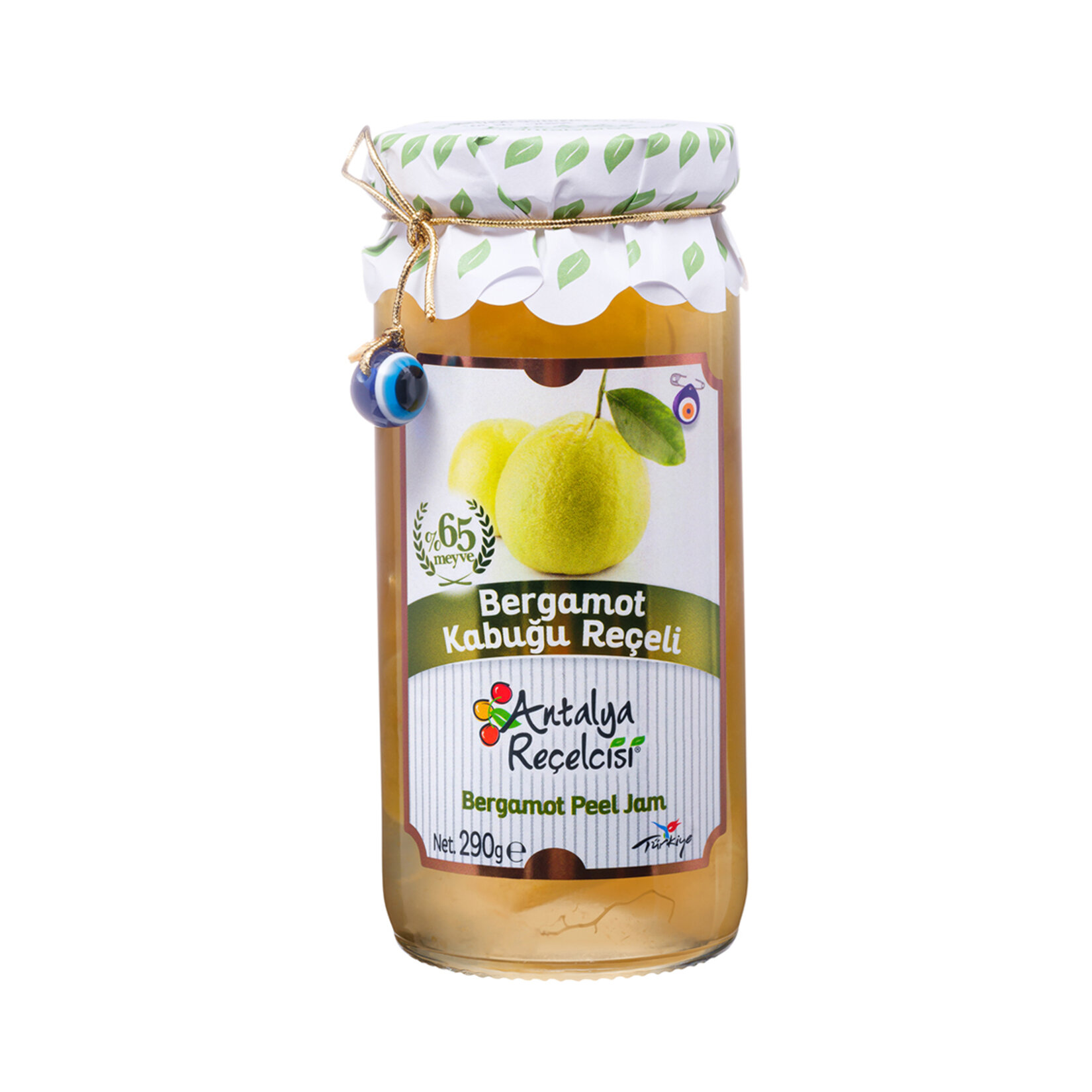 Antalya Reçelcisi Bergamot Kabuğu Reçeli %65 Meyve 290g