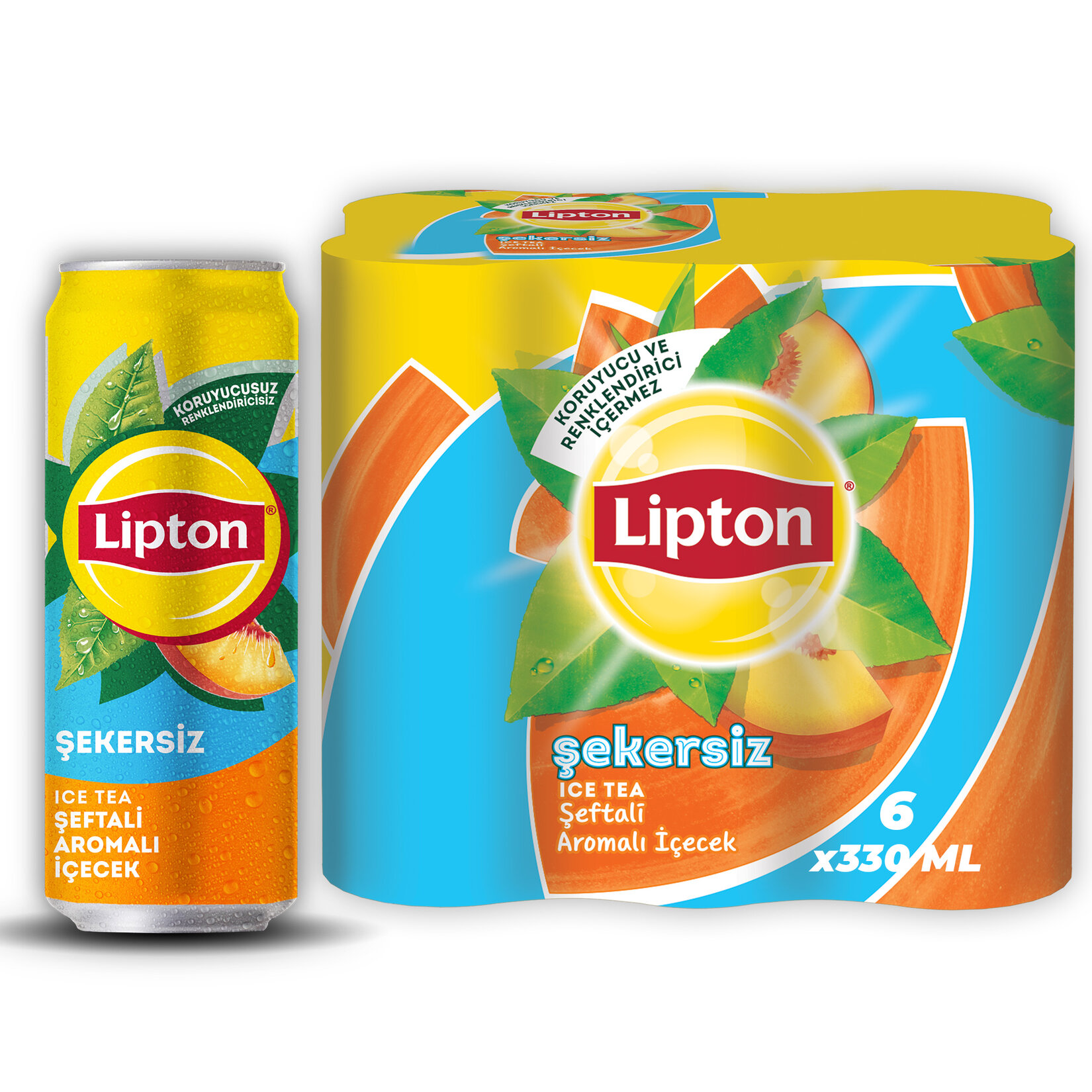 Lipton Ice Tea Şeftali Light 6X330 Ml