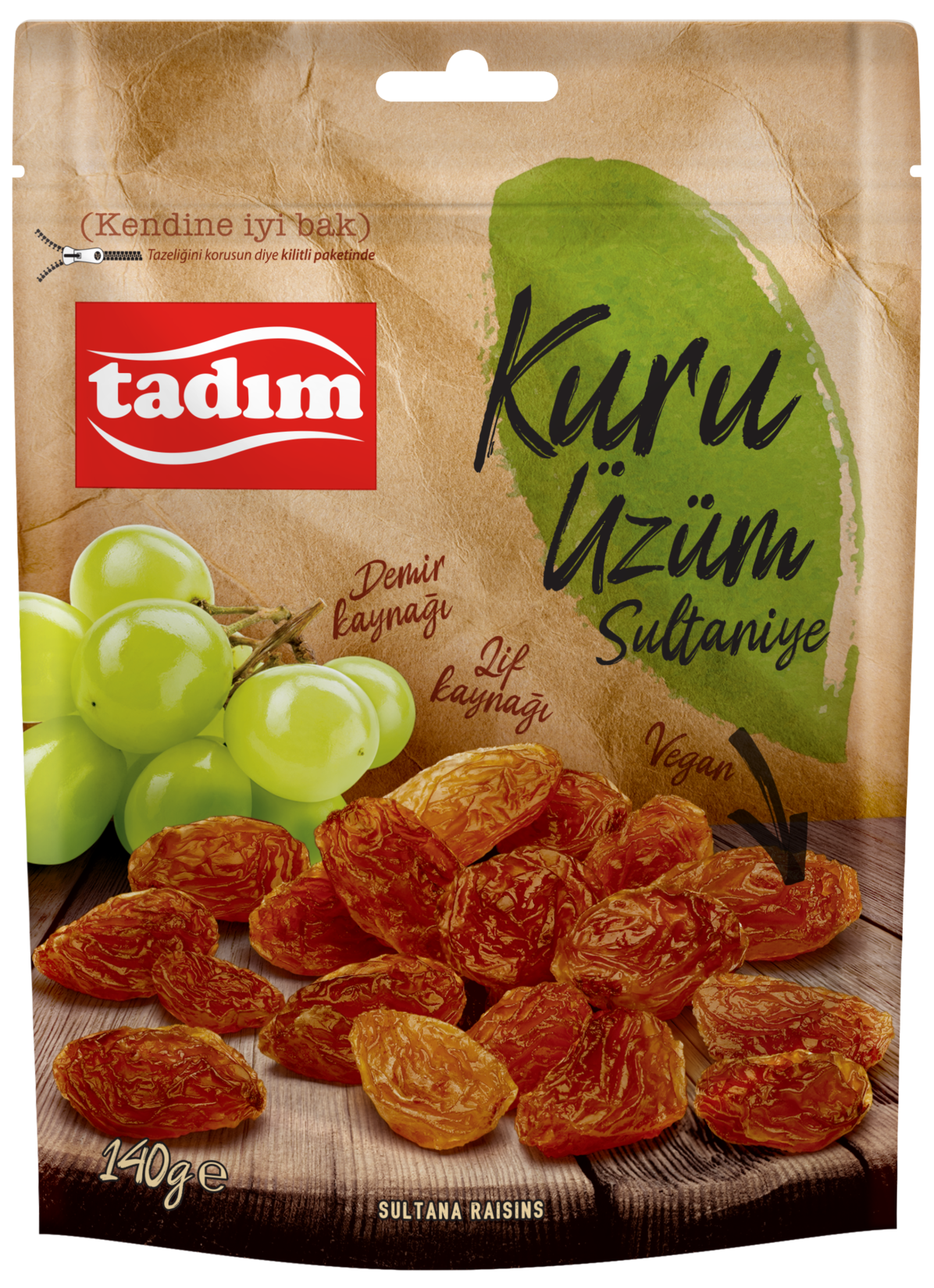 Tadım Sultaniye Kuru Üzüm 140 G