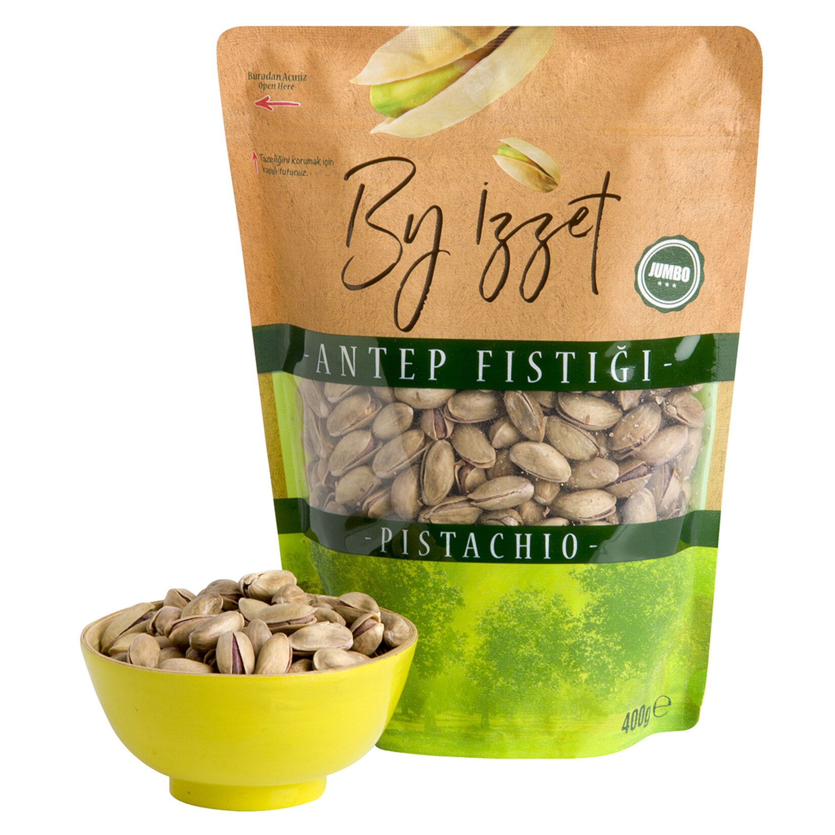 By İzzet Antep Fıstığı 400G Jumbo