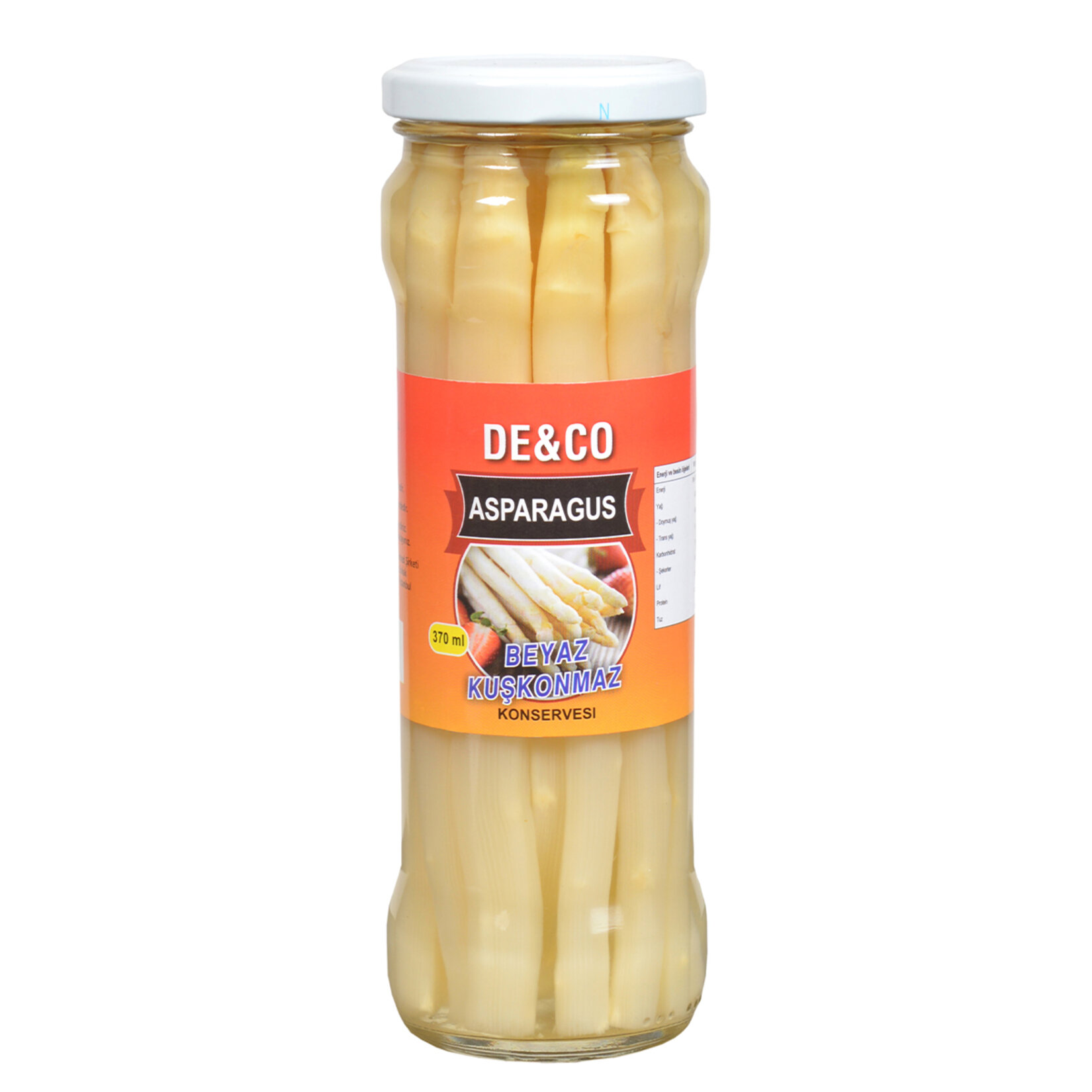 De&co Beyaz Kuşkonmaz Konservesi 330G