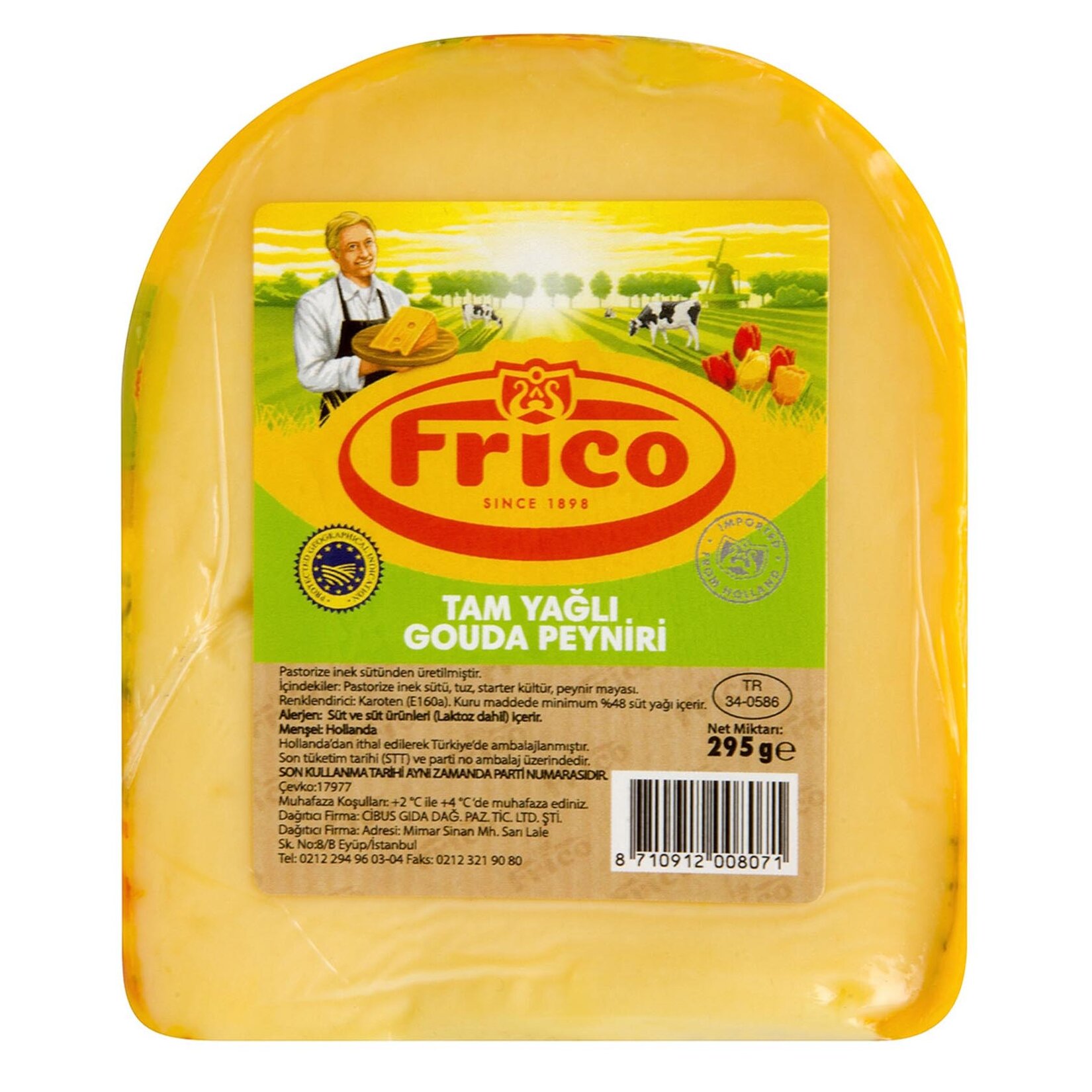 Frico Gouda Sade Peynir Kg