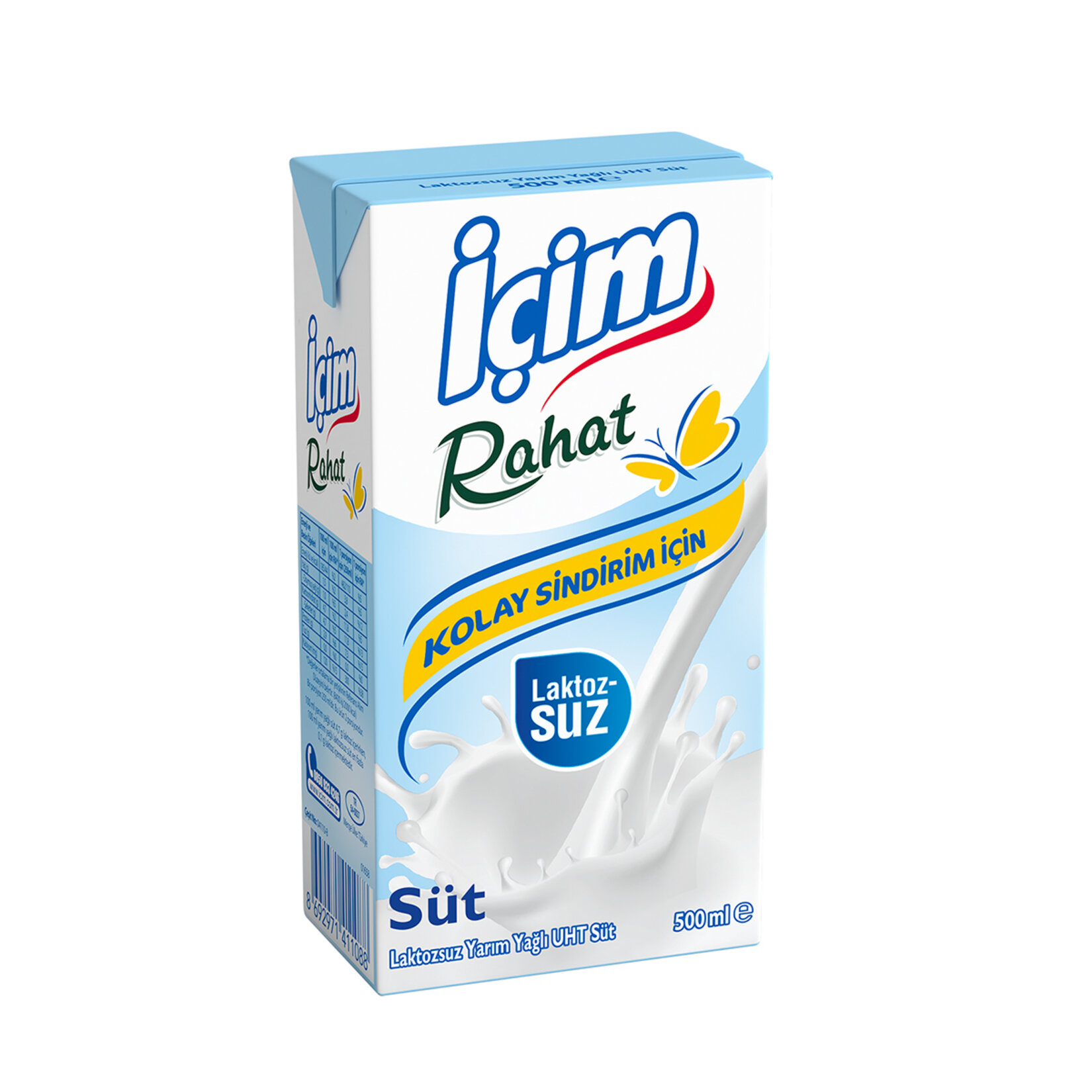 İçim Rahat Laktozsuz Süt 500 Ml