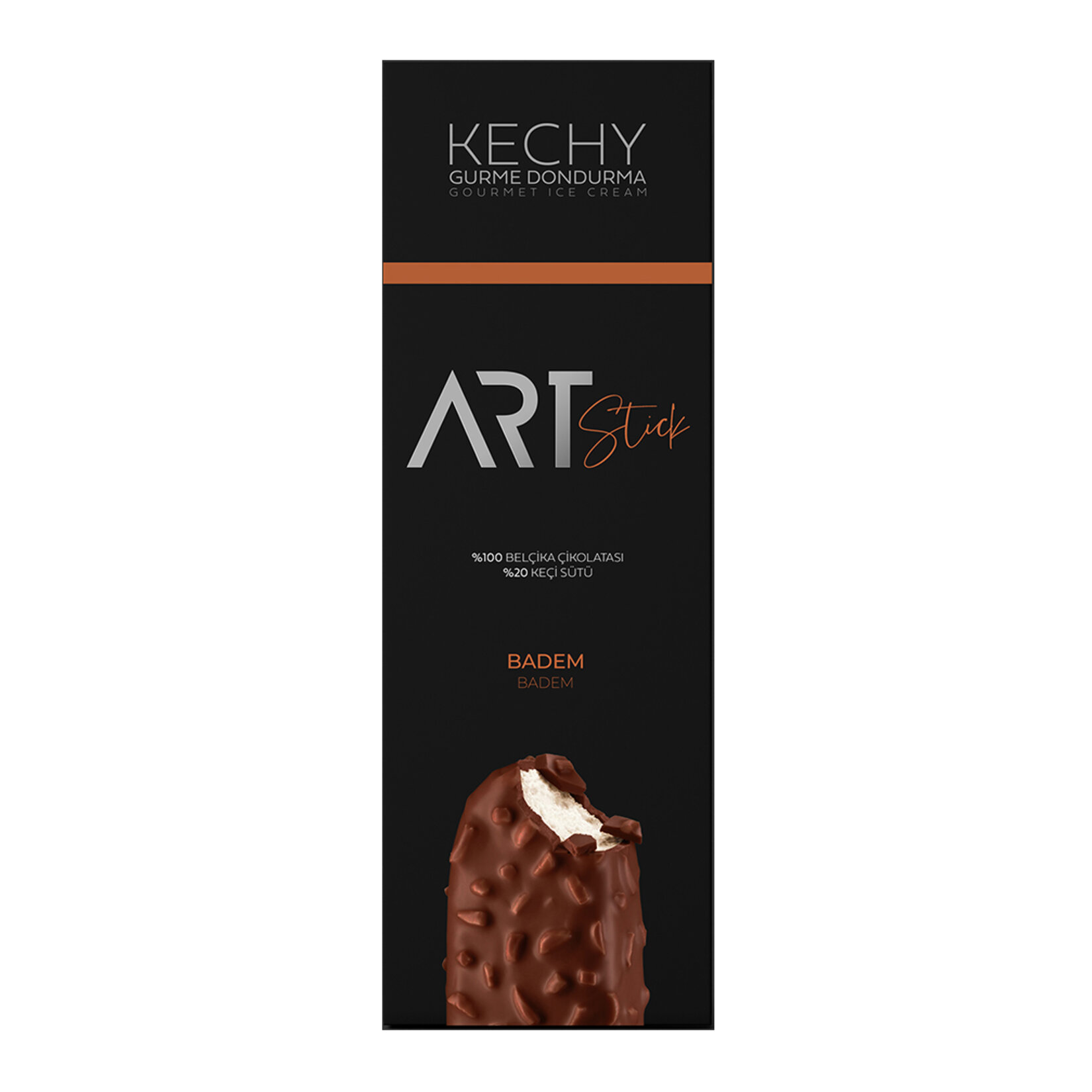 Kechy Gurme Dondurma Badem Art Stick 100Ml