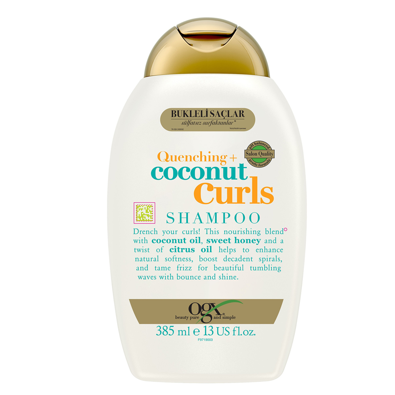 Ogx Bukleli Saçlar için Nemlendirici Coconut Curls Şampuan 385 Ml