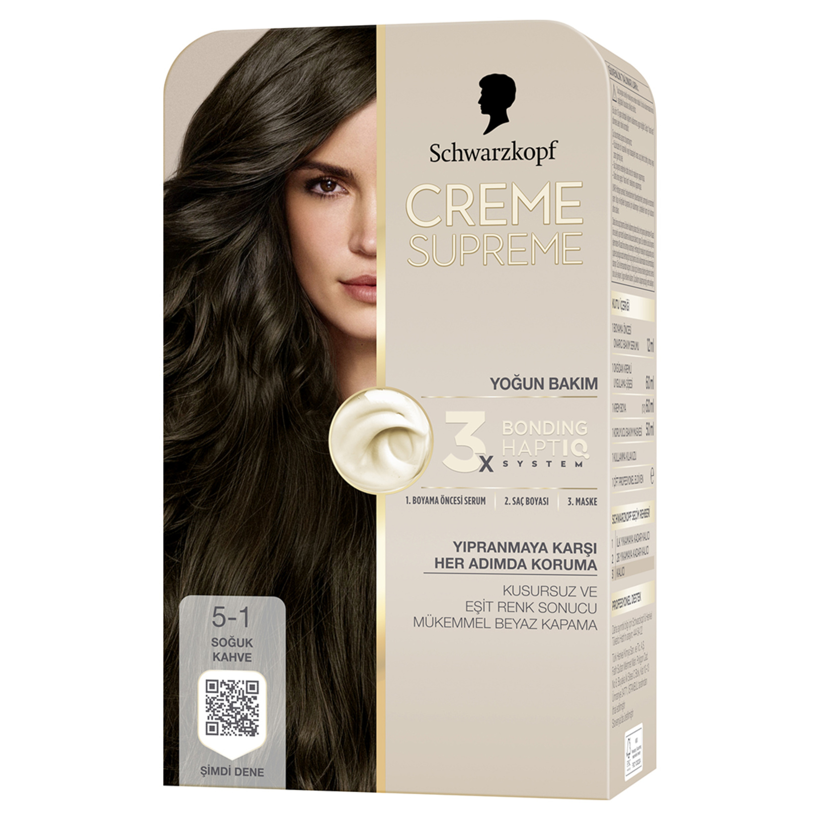 Schwarzkopf Creme Supreme Soğuk Kahve Saç Boyası 5-1