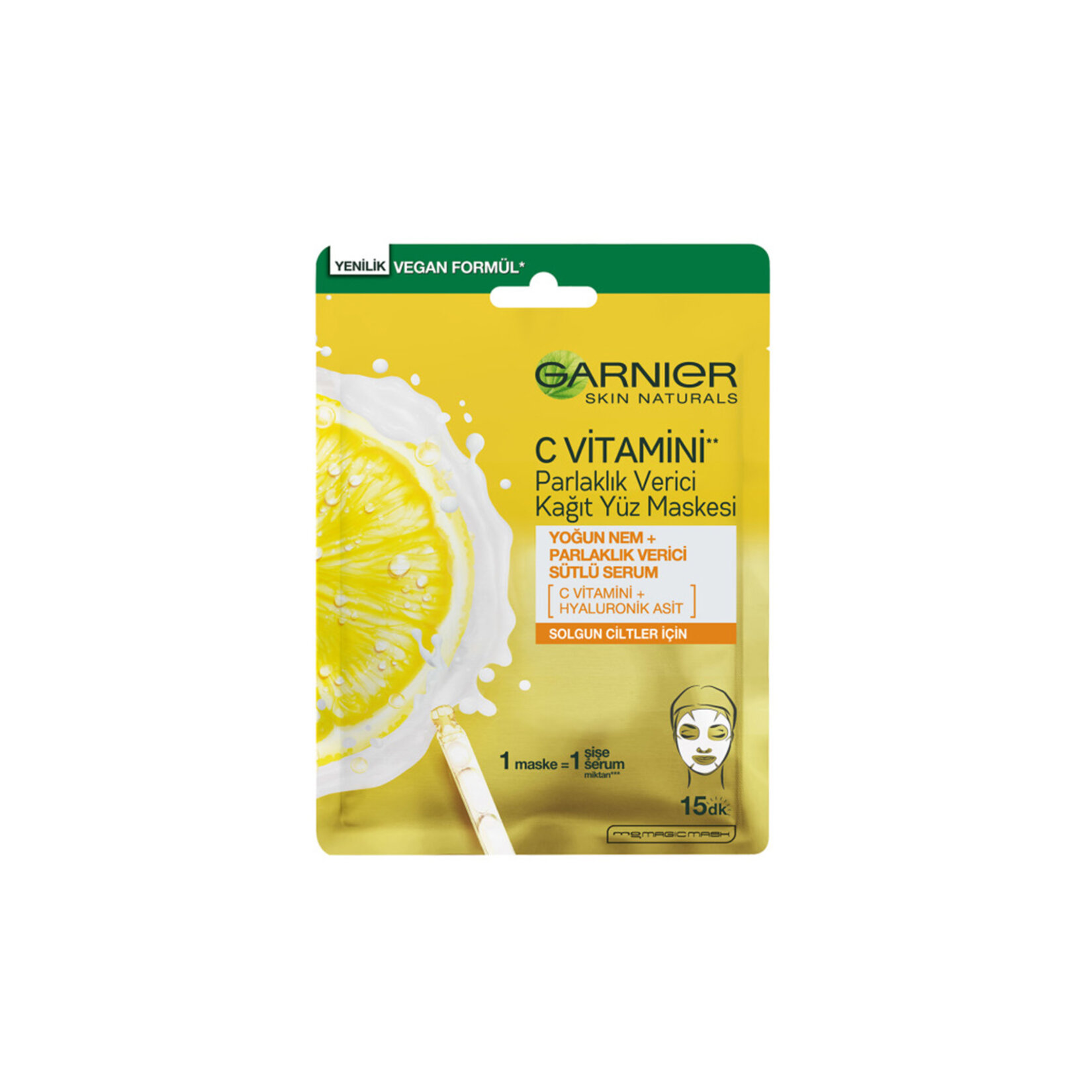 Garnier Vitamin C Serum Kağıt Maske 28 G