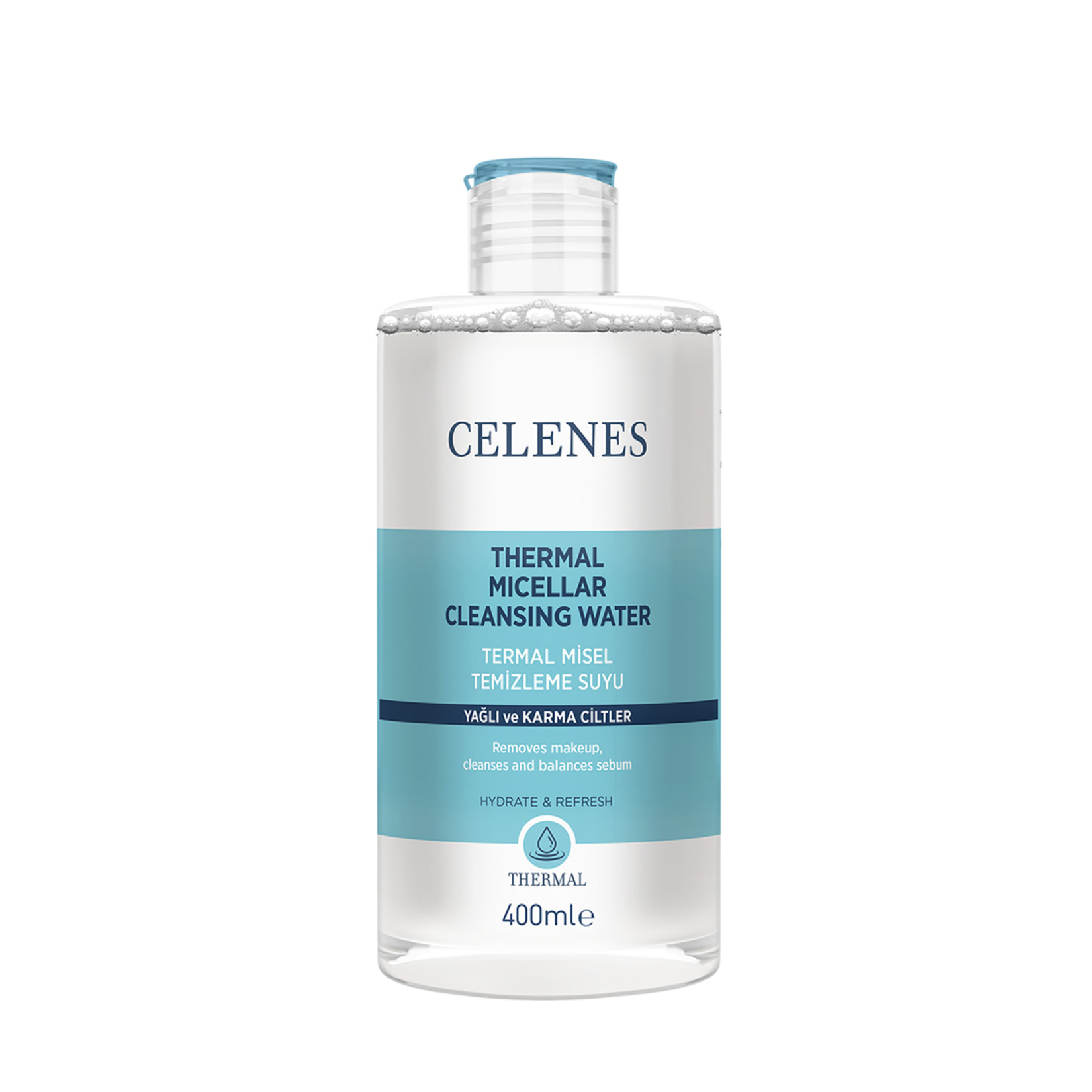 Celenes Thermal Misel Temizleme Suyu Yağlı / Karma 400 Ml