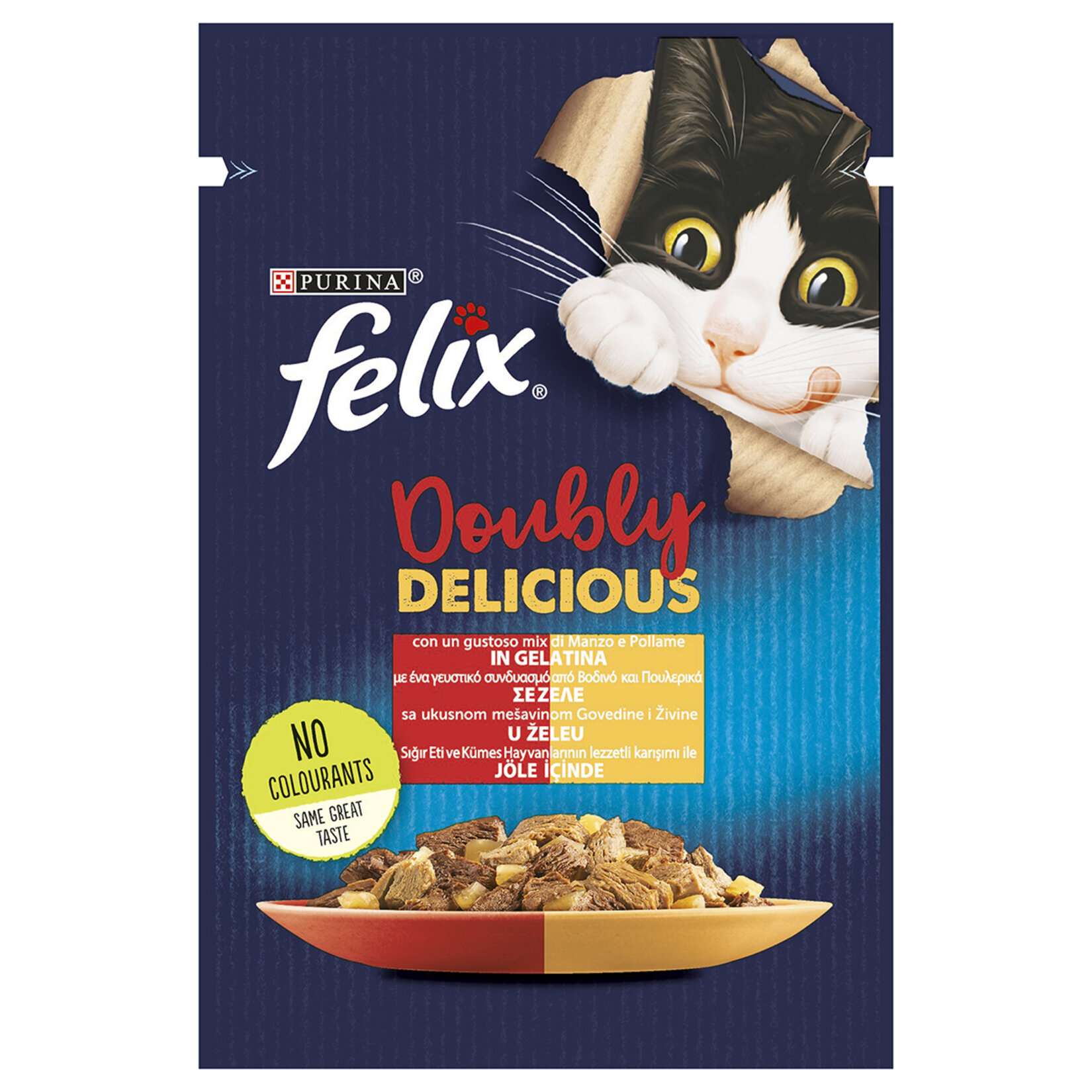 Felix Tavuklu Yaş Kedi Maması 85 G