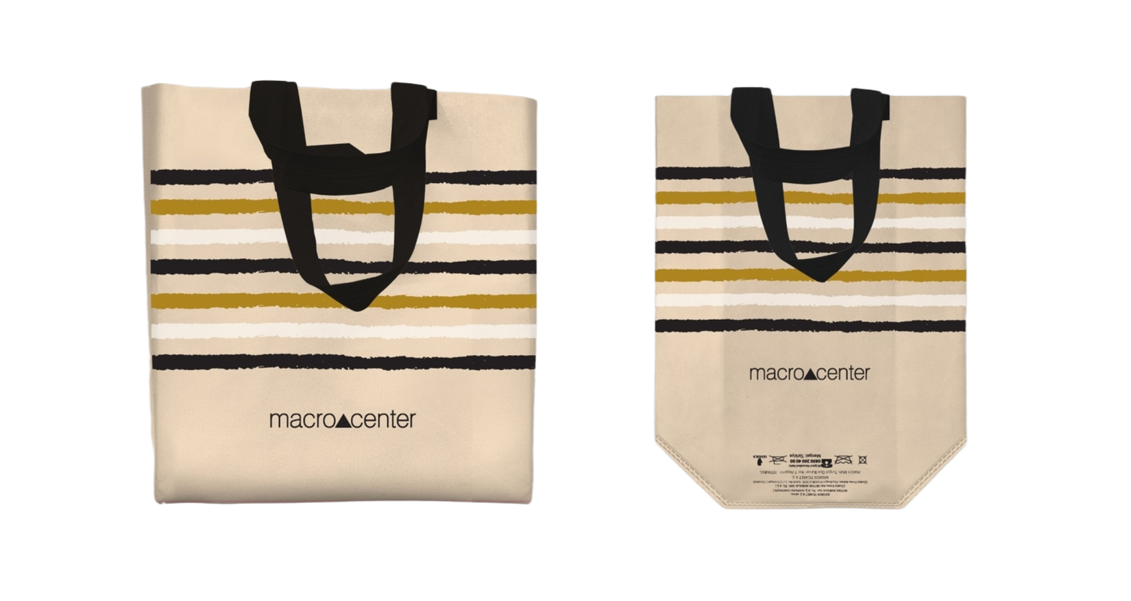 Macrocenter Alışveriş Çantası Körüklü