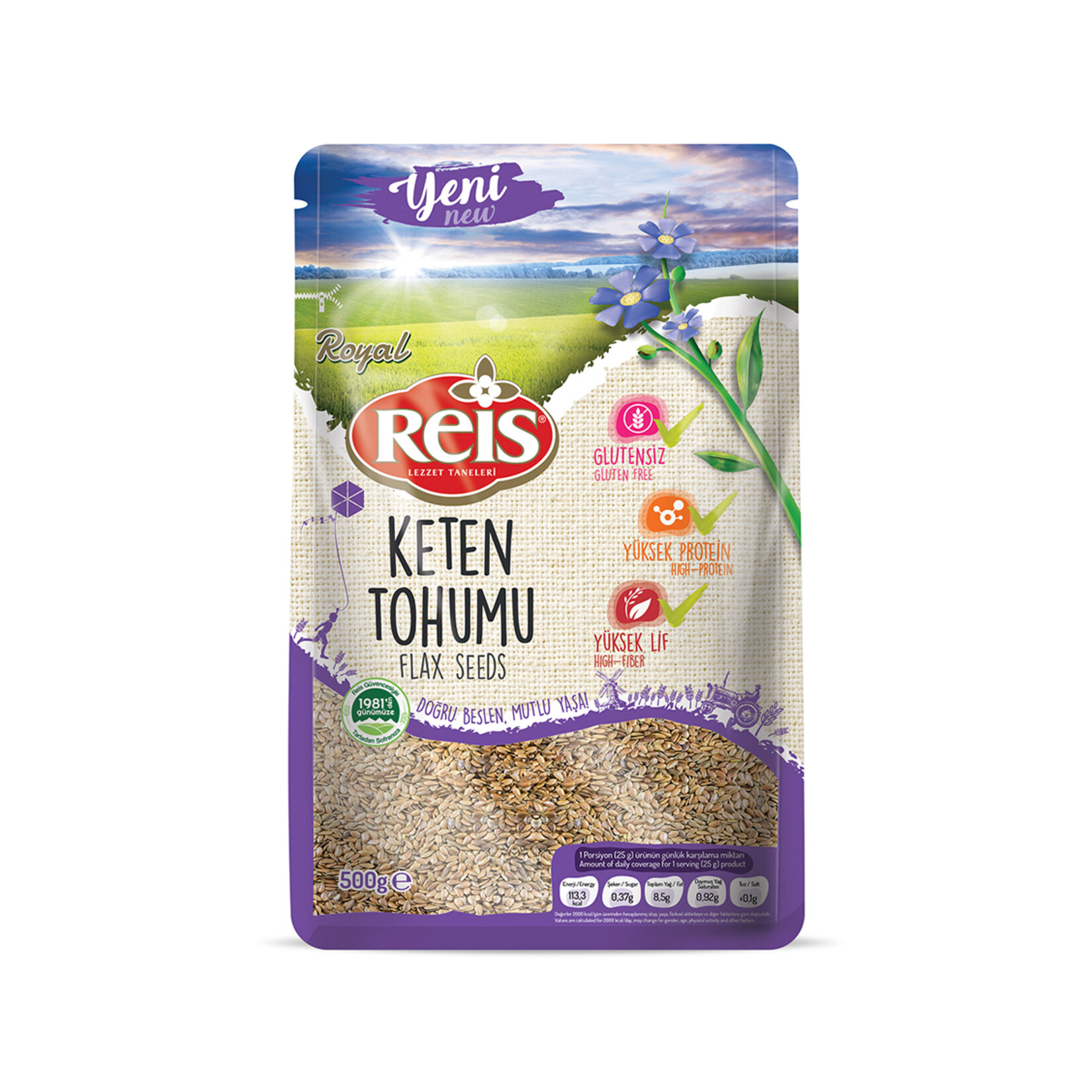 Reis Royal Keten Tohumu 500 G