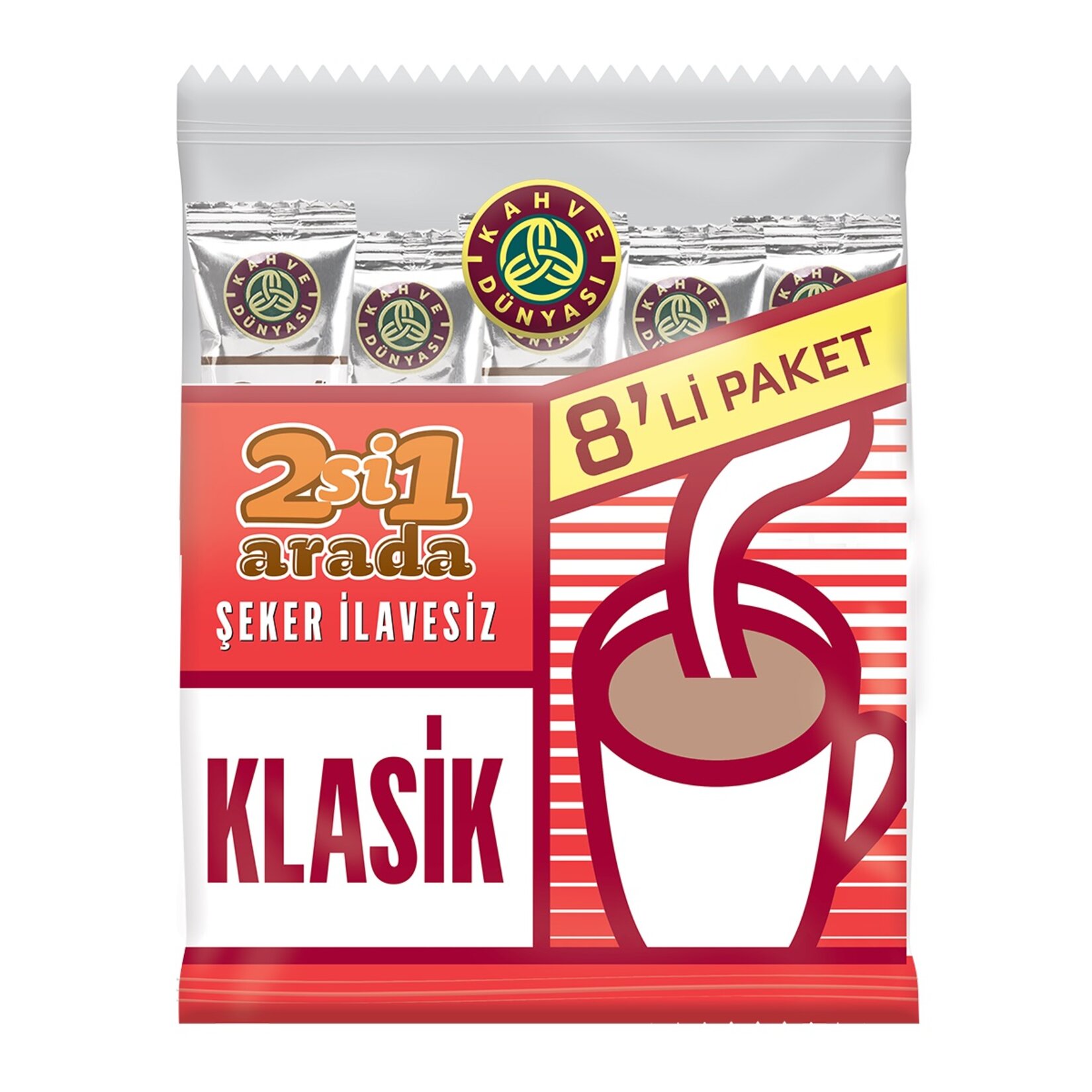 Kahve Dünyası 2si1 Arada 8 x 12 G