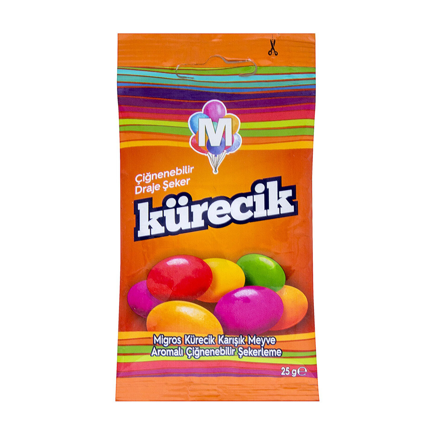 Migros Kürecik Meyve Aromalı Çiğnenebilir Şekerleme 25 G