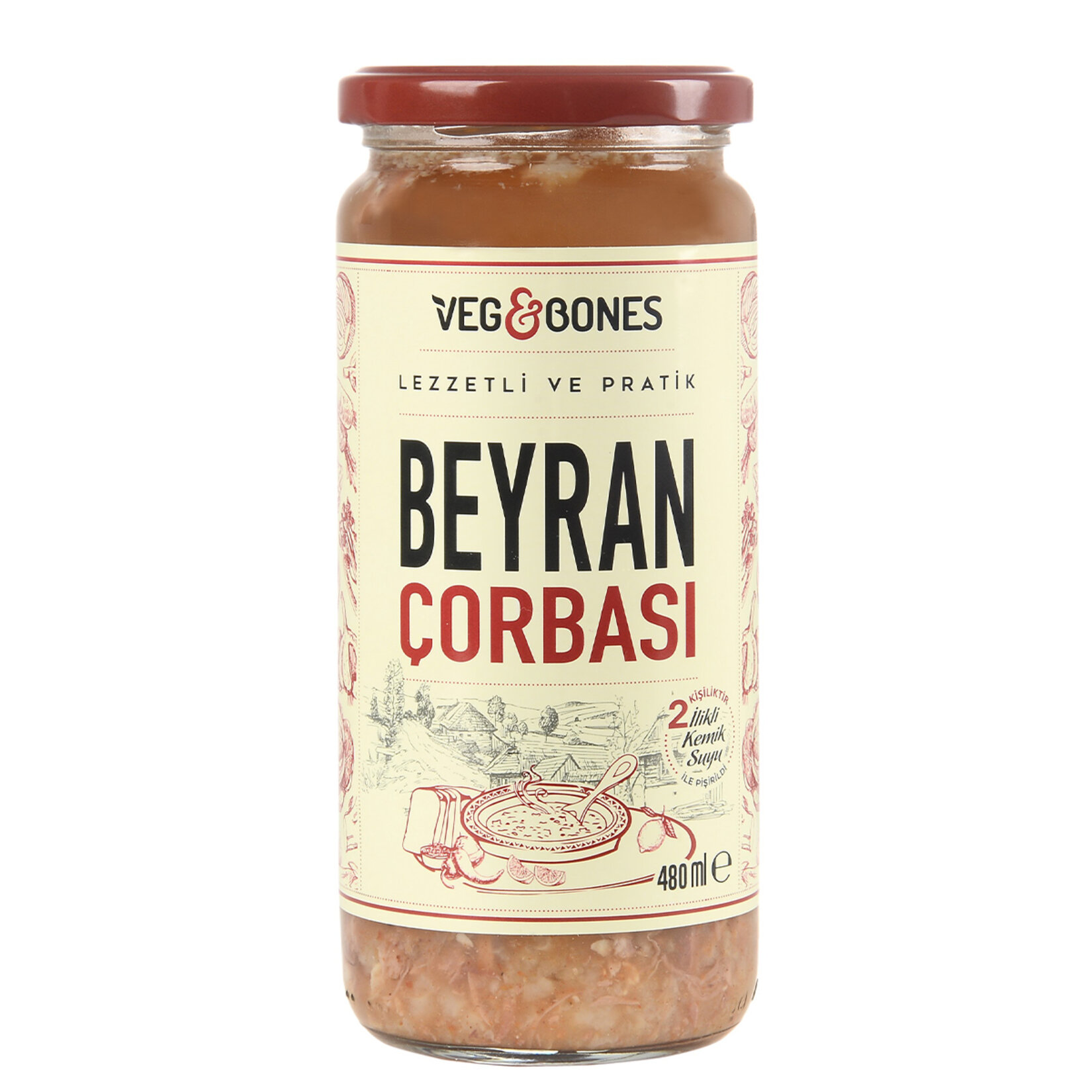 Veg&Bones Beyran Çorbası 480 Ml