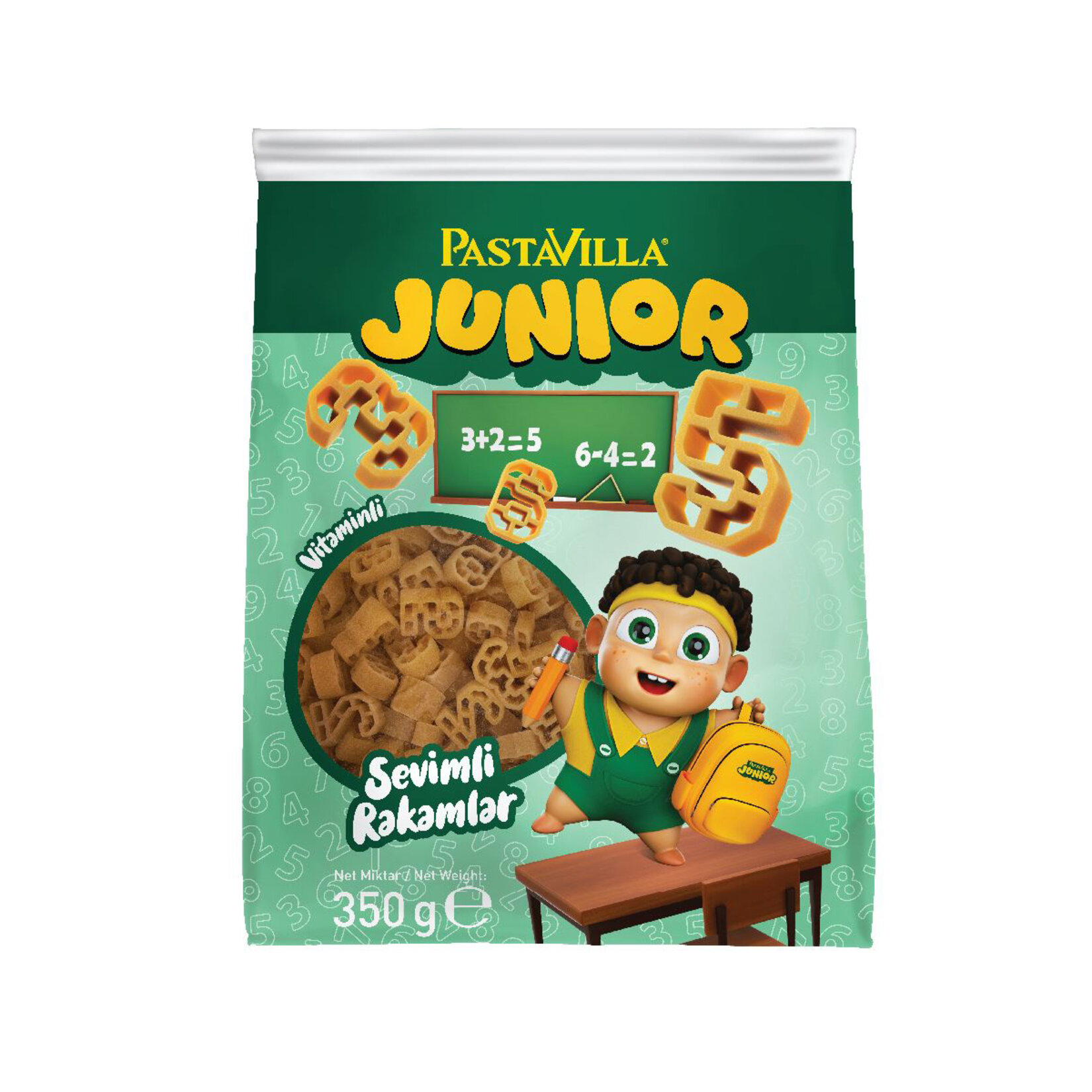 Pastavilla Junior Sevimli Rakamlar 350G