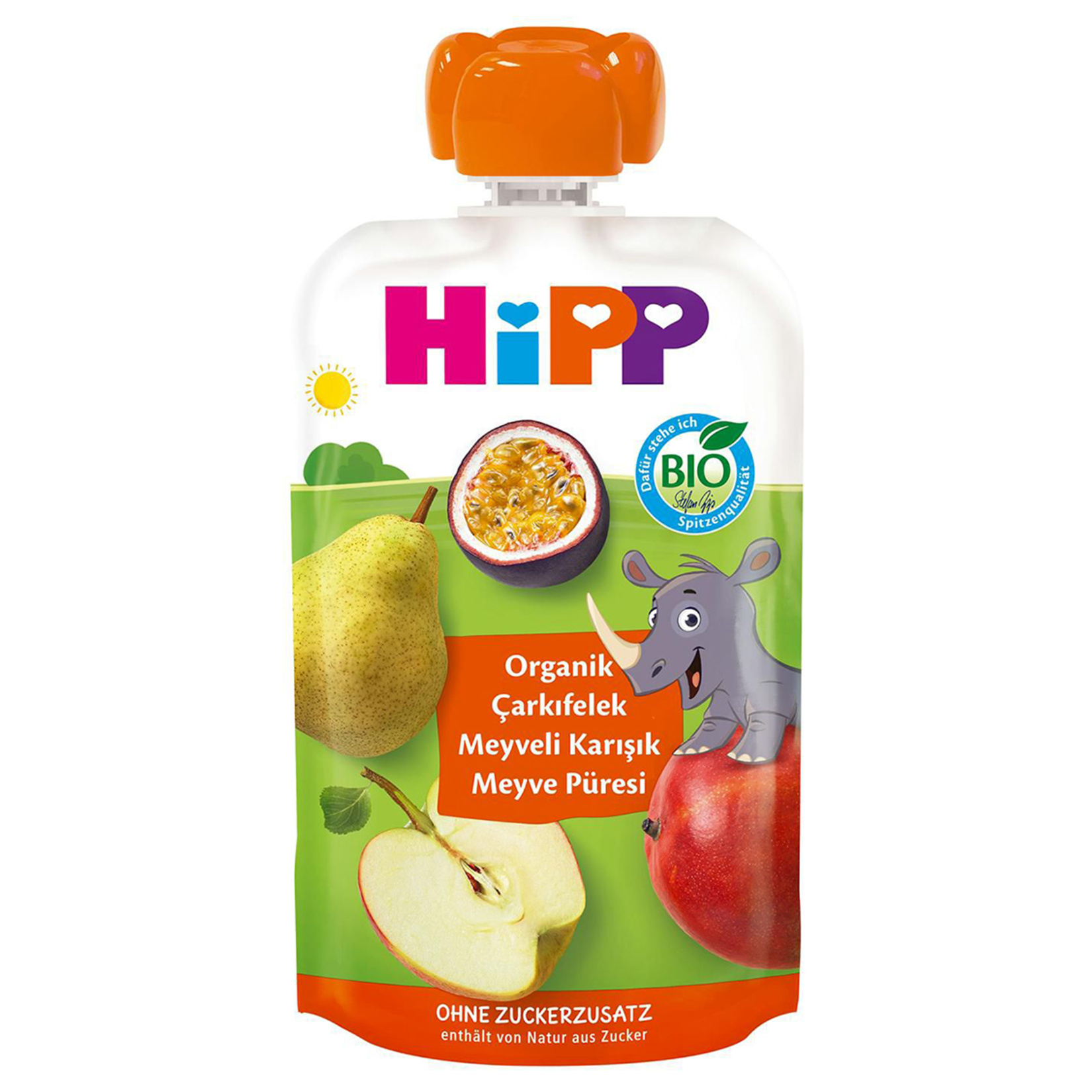 Hipp Organik Çarkıfelek Karışık Meyve Püresi 100 G