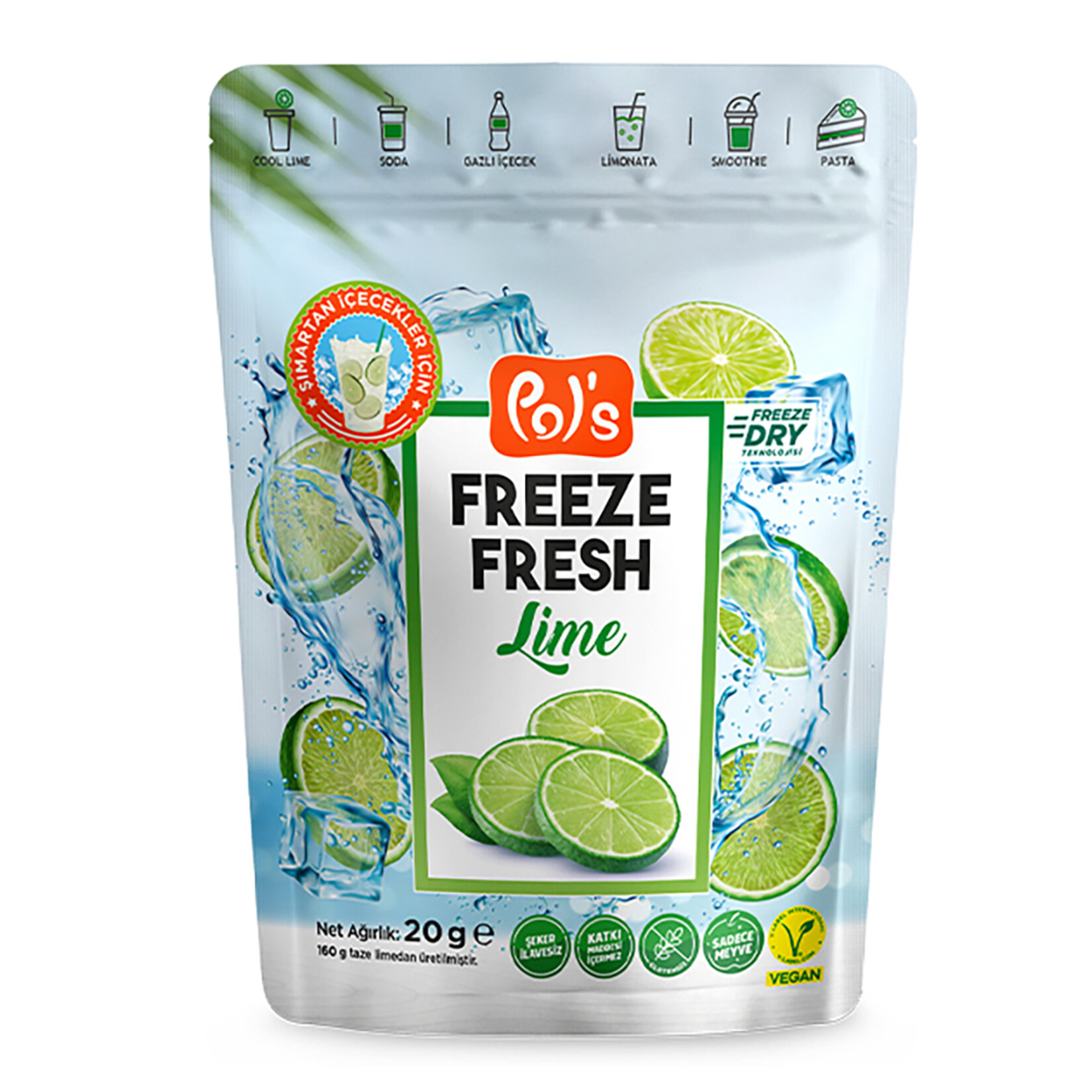 Pol's Freeze Fresh Lime 20 G