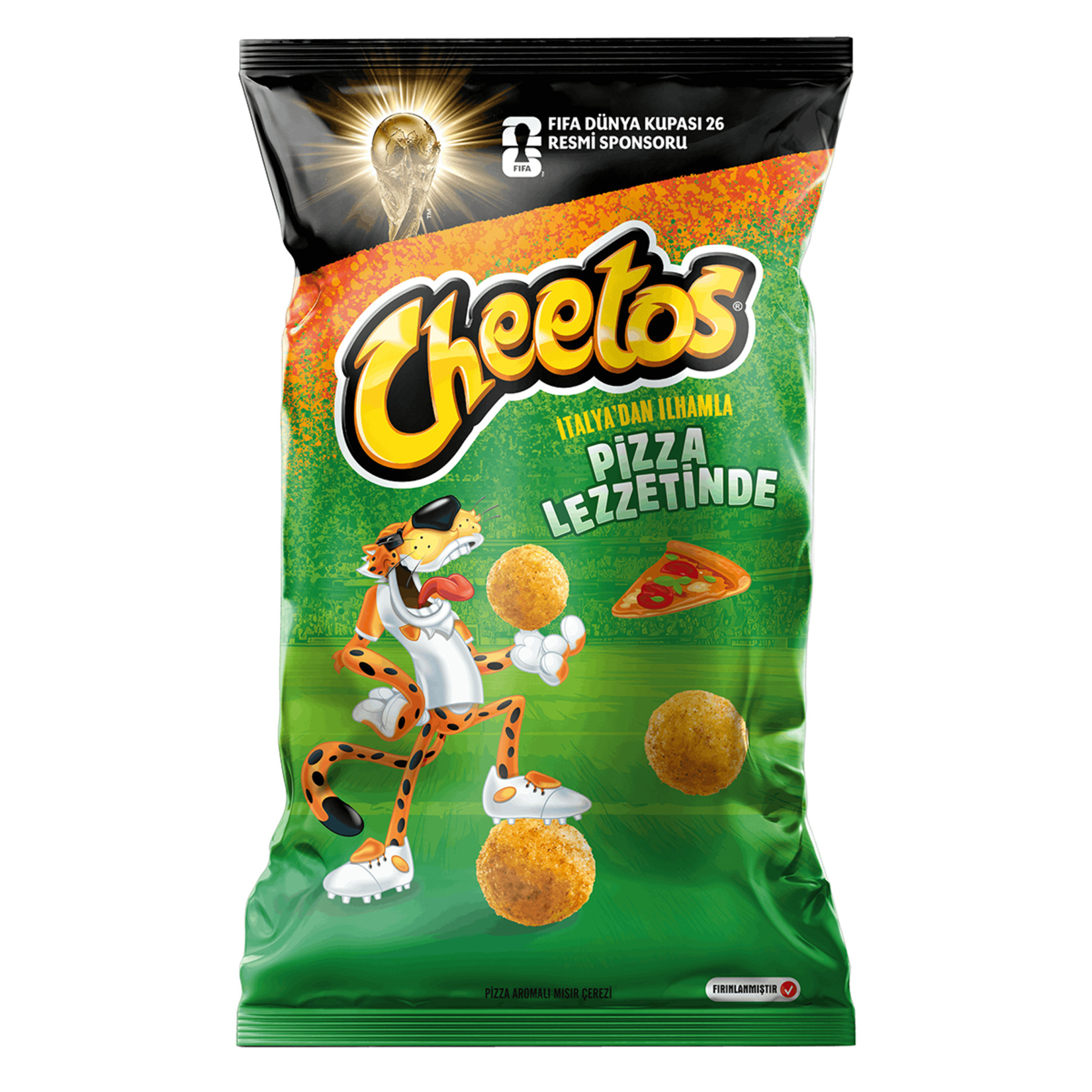 Cheetos Fırından Mega İtalya'dan İlham Pizza Lezzet 80 G