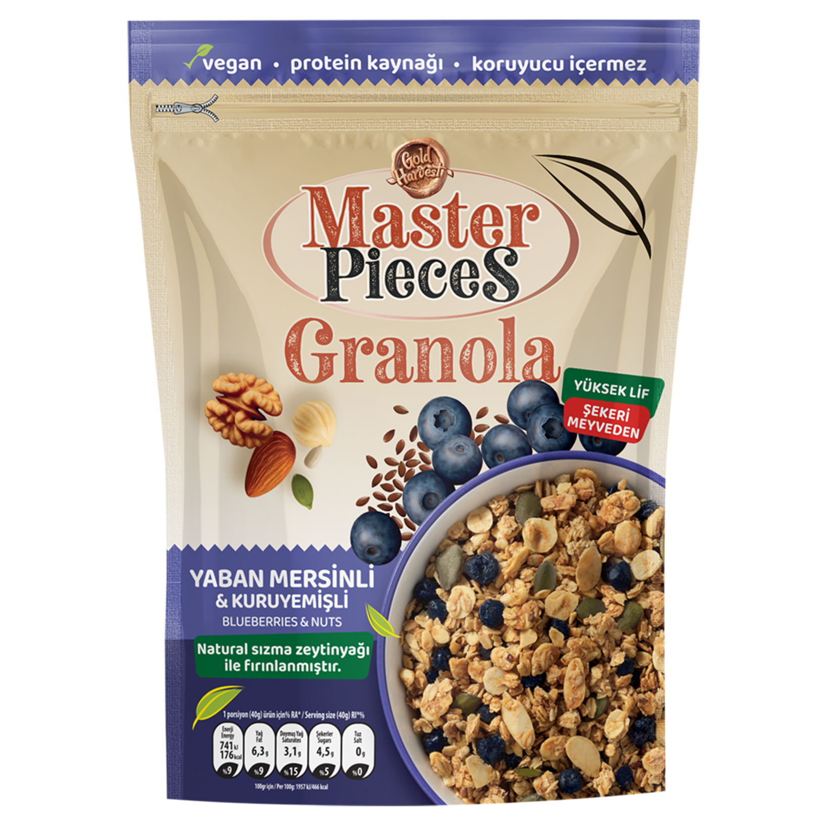 Master Pieces Yaban Mersinli Granola 300 G