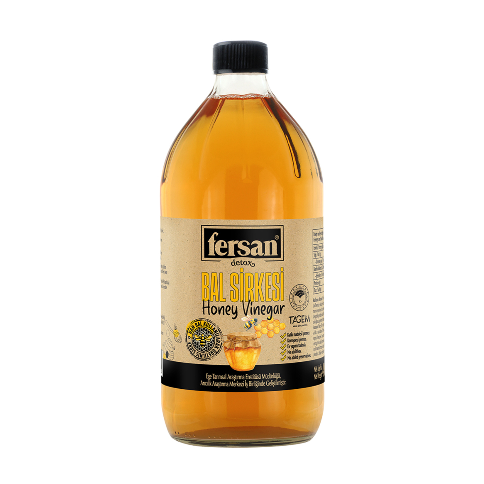 Fersan Detoks Bal Sirkesi Cam 490 Ml
