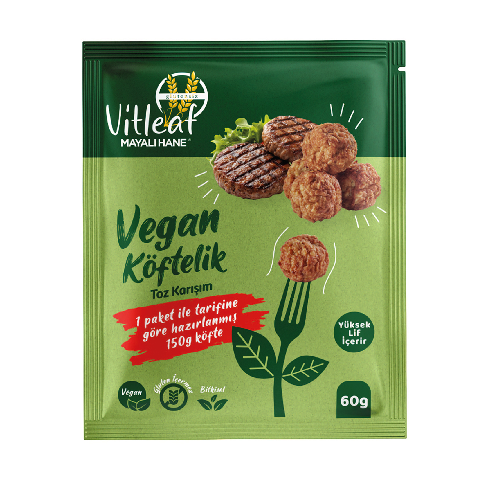 Vitleaf Vegan Köftelik Toz Karışım 60 G