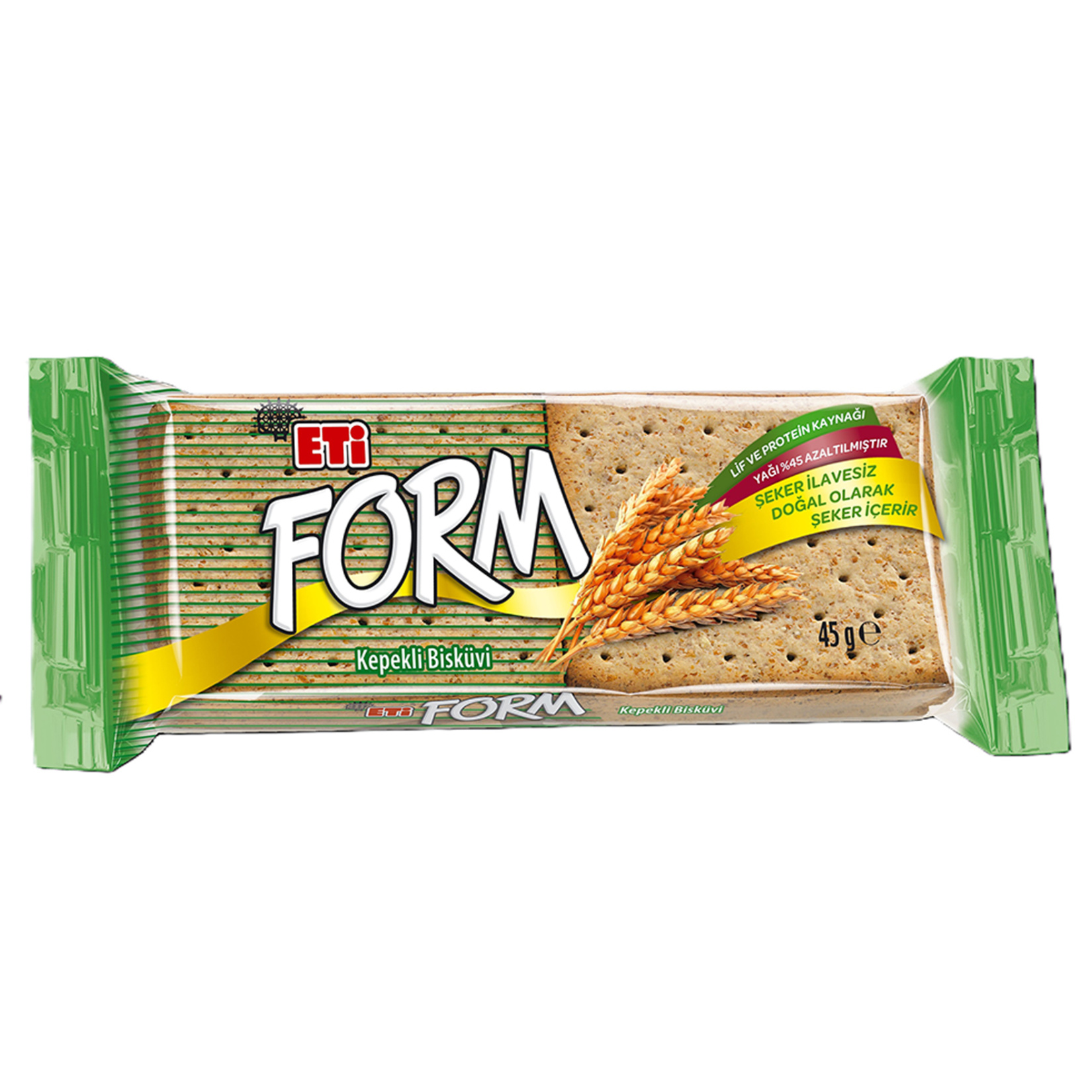 Eti Form Bisküvi Kepekli 45 G