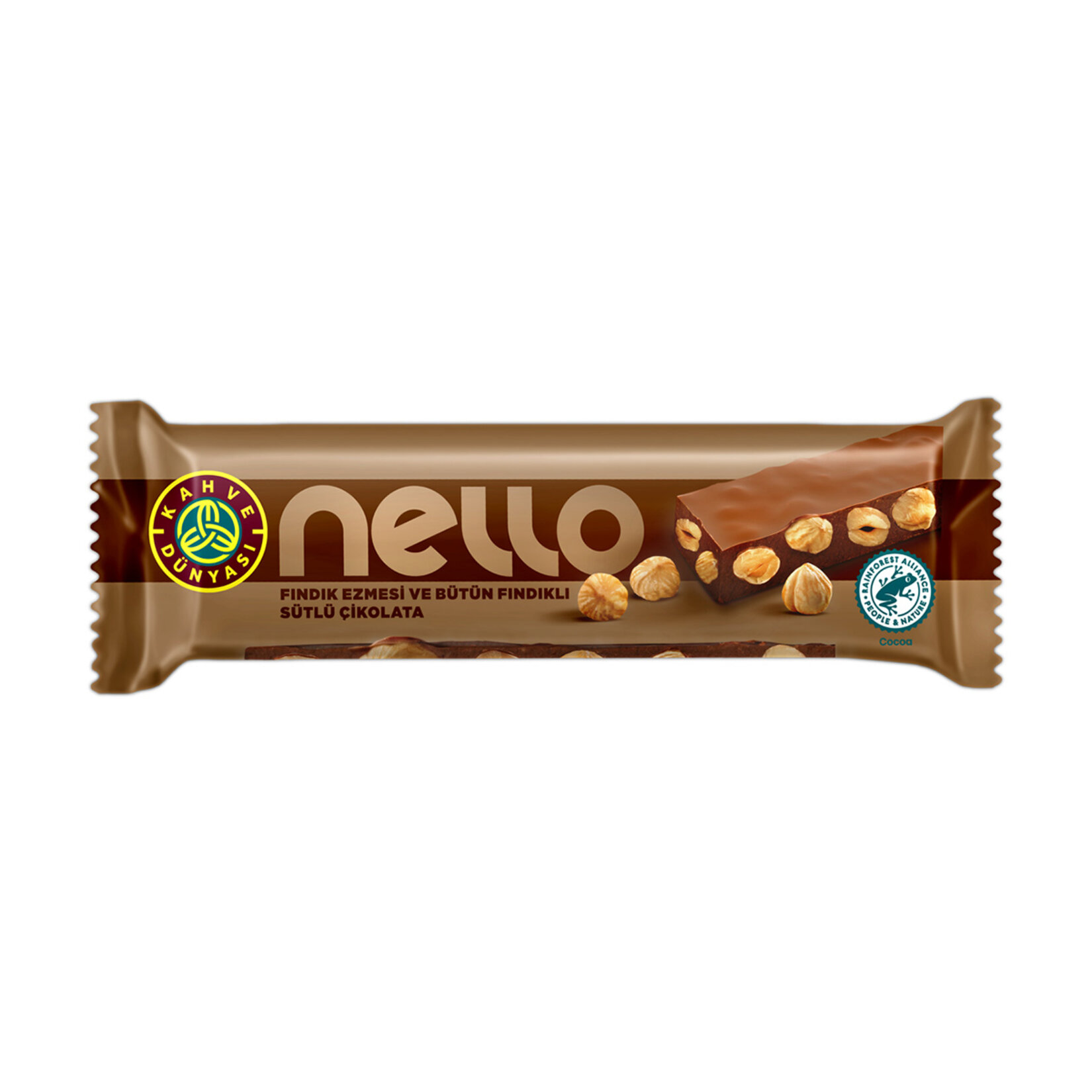 Kahve Dünyası Nello Fındık Ezmeli Sütlü Çikolata 33 G
