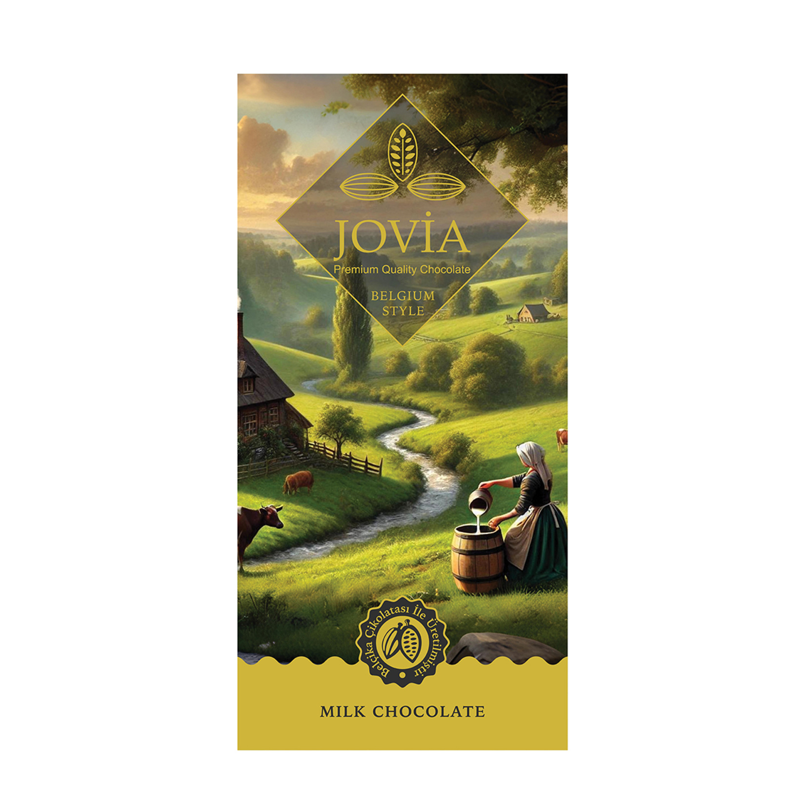 Jovia Belgium Style Sütlü Çikolata 80 G