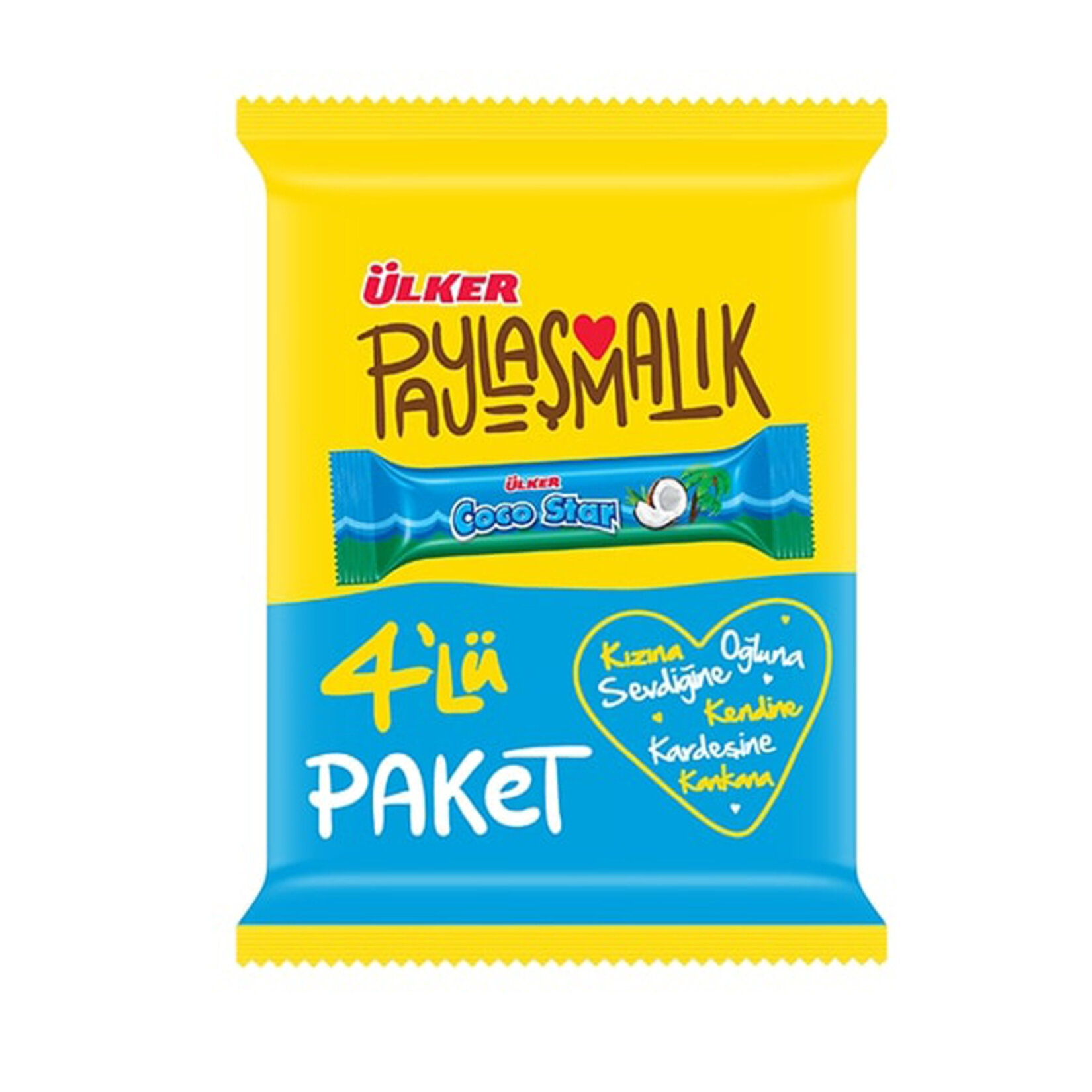 Ülker Cocostar 4'lü Paket 100 G
