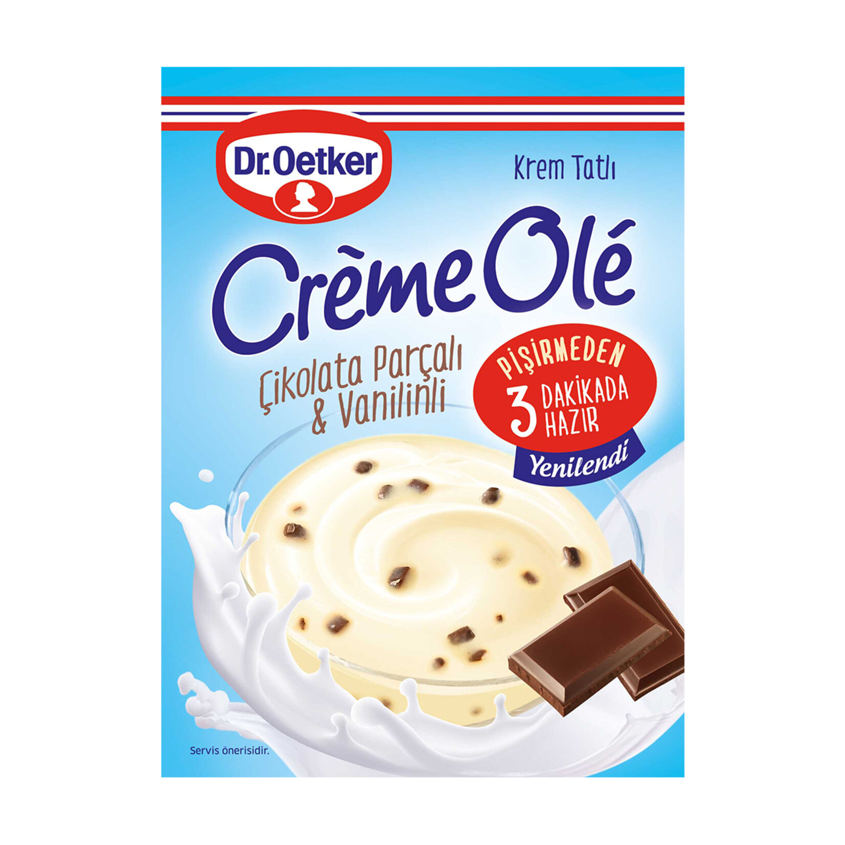 Dr.Oetker Çikolata Parçalı Vanilinli Creme Ole 91 G