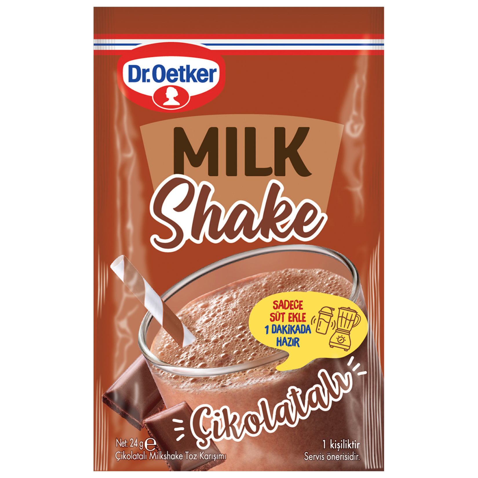 Dr.Oetker Milkshake Çikolatalı 24 G