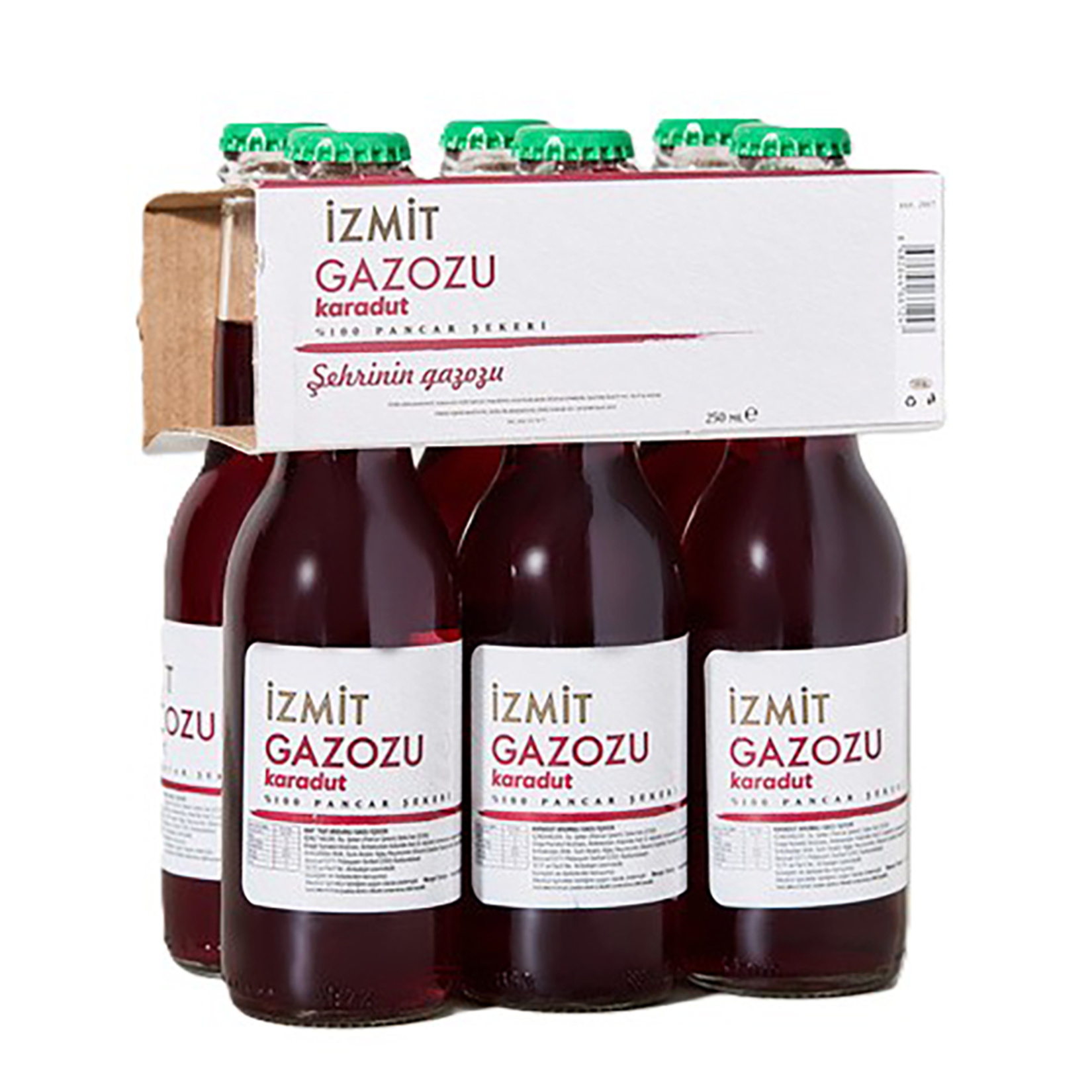 İzmit Gazozu Karadut 6 x 250 Ml