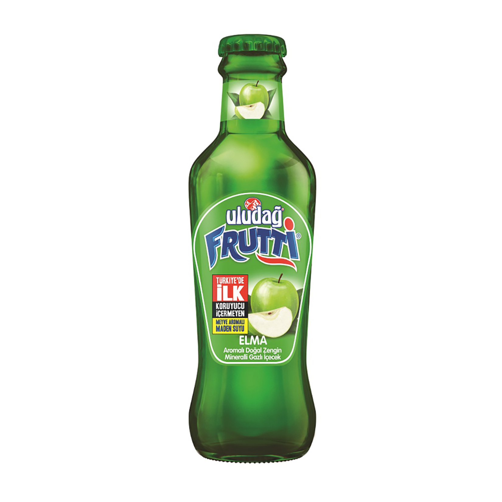 Uludağ Frutti Elma Aromalı Mineralli Gazlı İçecek 200 Ml