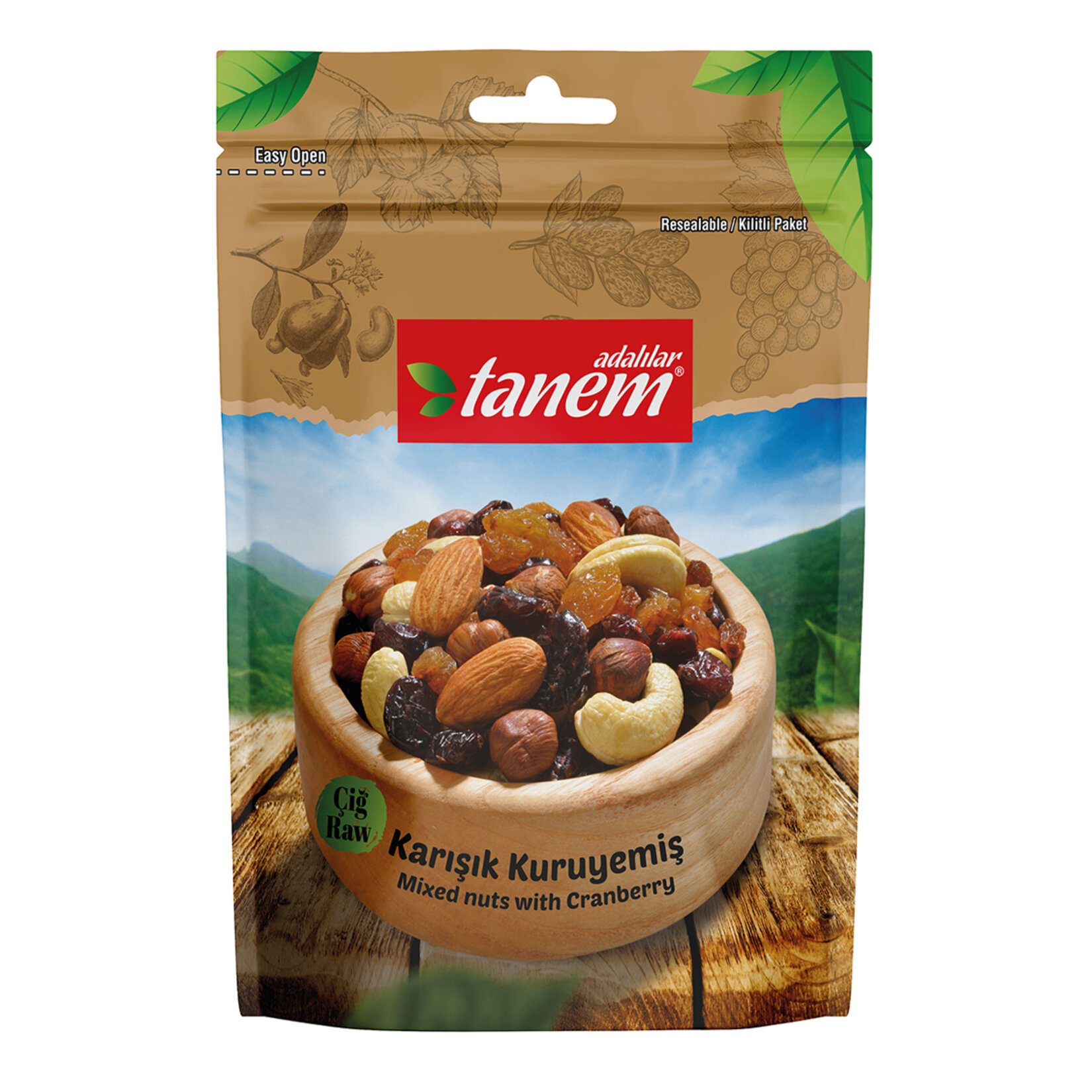 Adalılar Tanem Çiğ Karışık Kuruyemiş 120 G