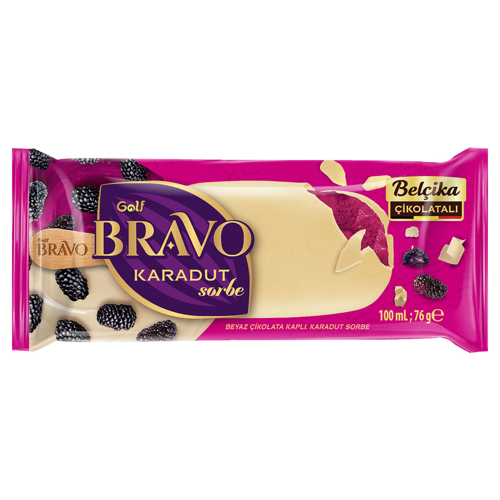 Golf Bravo Belçika Çikolatalı Karadut Sorbe 100 Ml