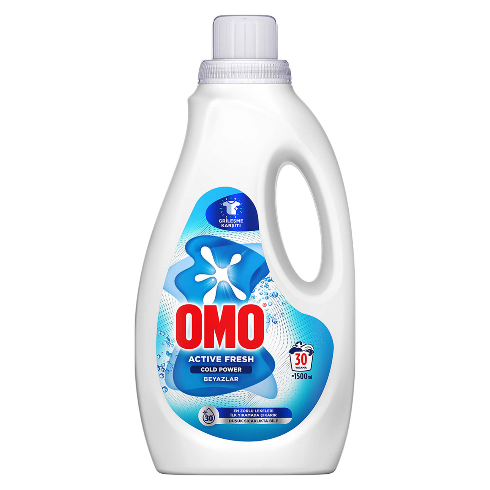Omo Active Fresh Cold Power Renkliler Sıvı Deterjan 1500 Ml