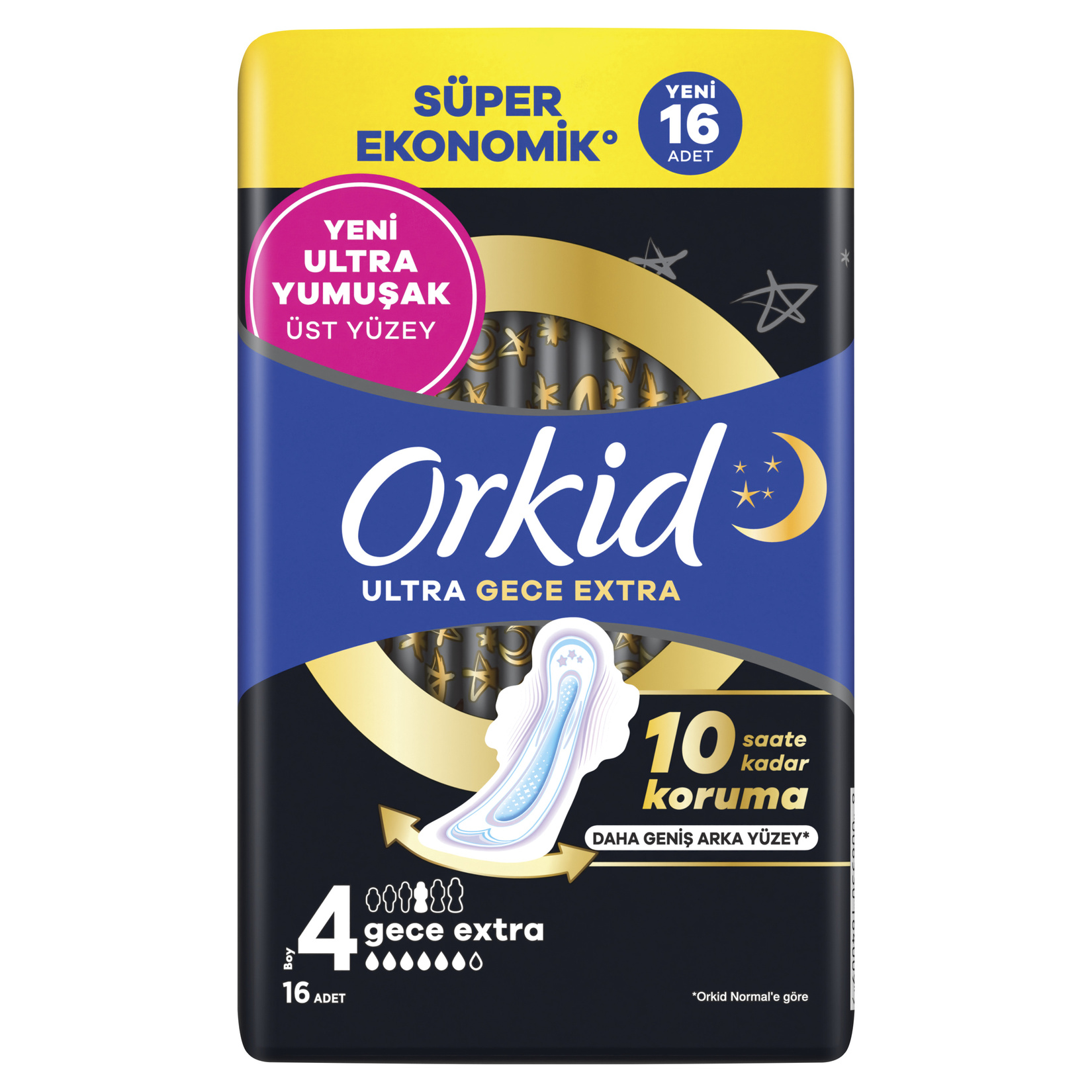 Orkid Ultra Gece Ekstra 16'lı