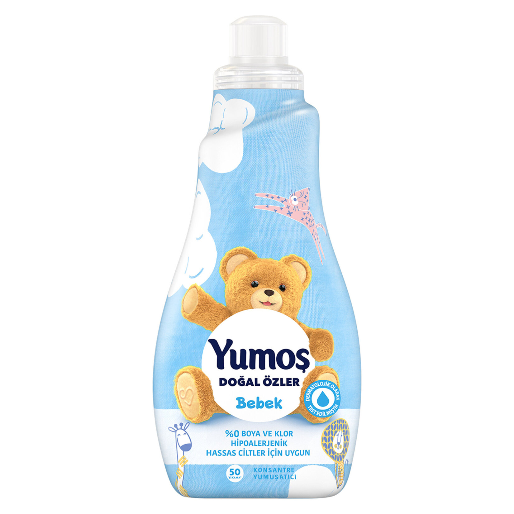 Yumoş Doğal Özler Konsantre Çamaşır Yumuşatıcısı Bebek 1200 Ml
