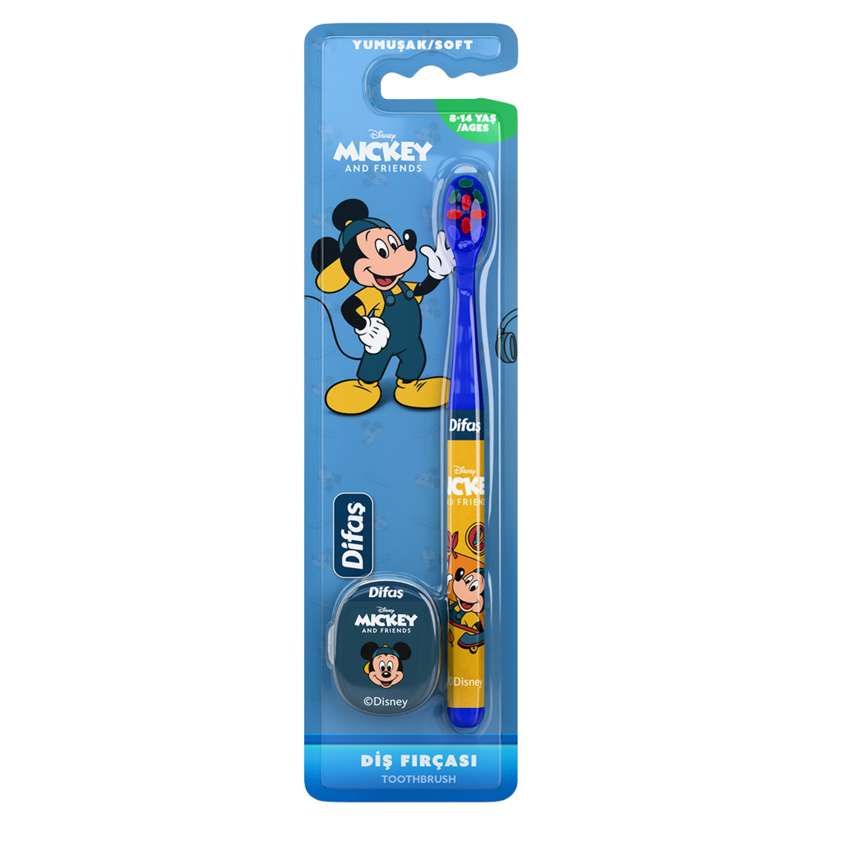 Difaş Mickey Mouse Diş Fırçası 8-14 Yaş