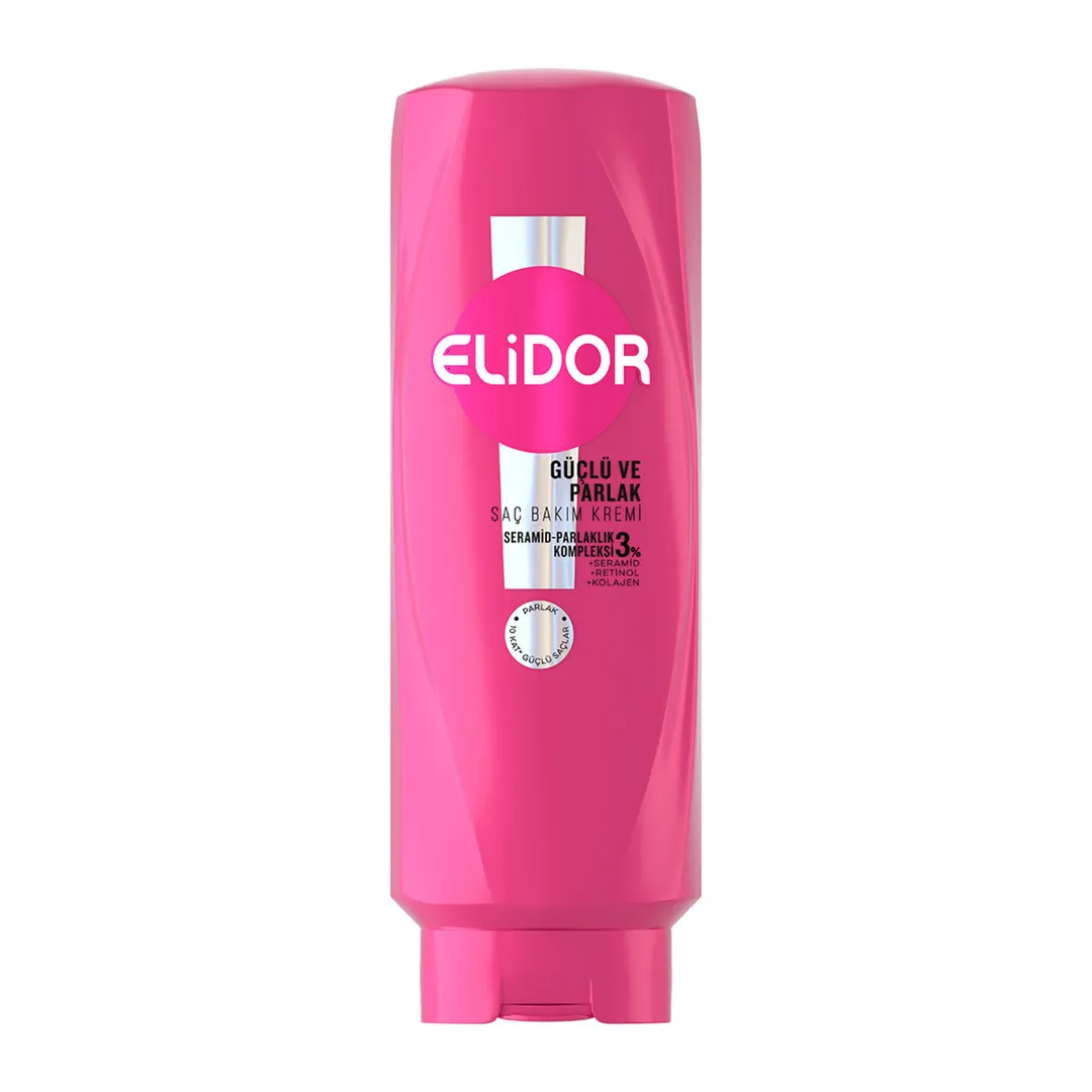 Elidor Güçlü&Parlak Saç Kremi 560 Ml