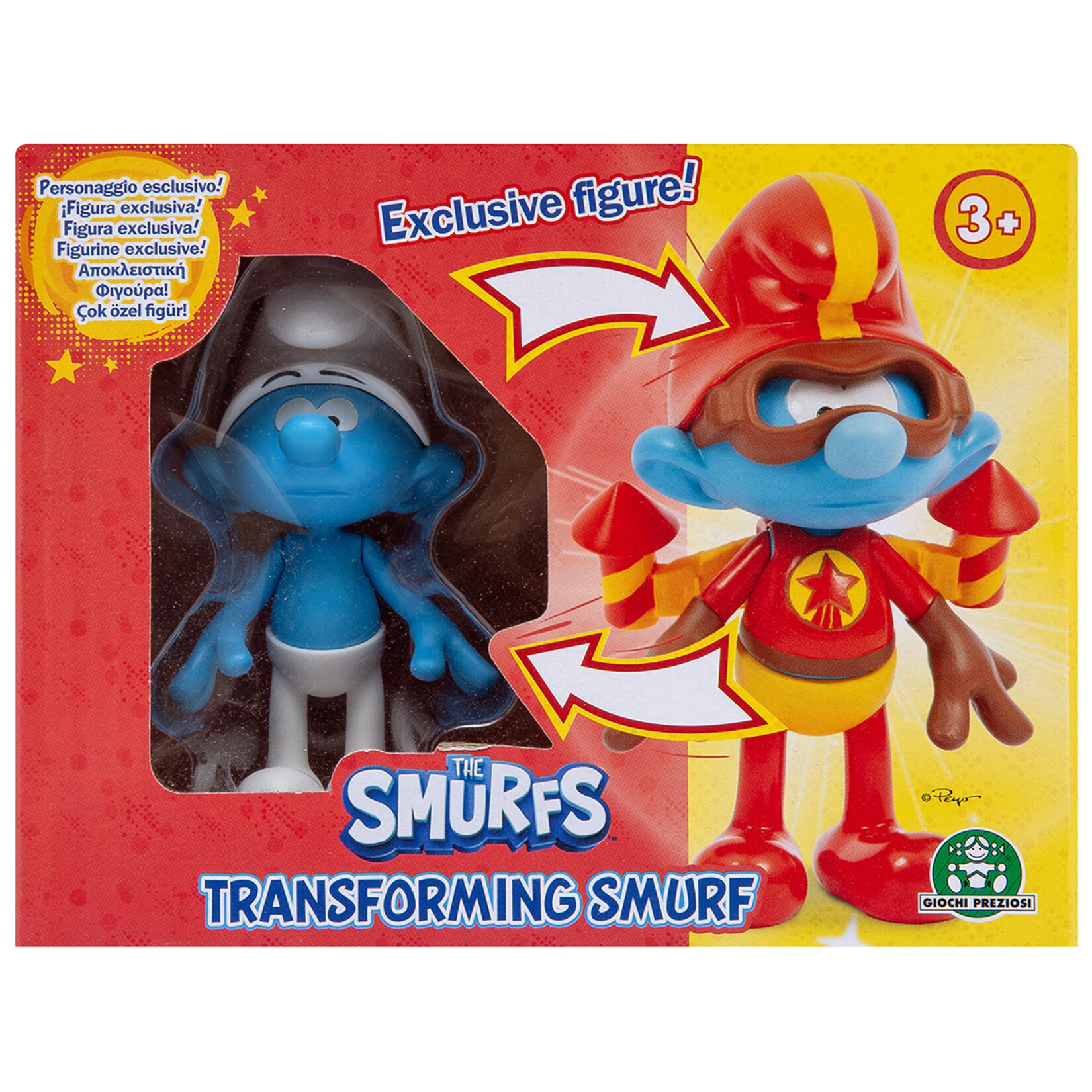 The Smurfs Şirinler Dönüşen 10 Cm Figür S2 CDU12