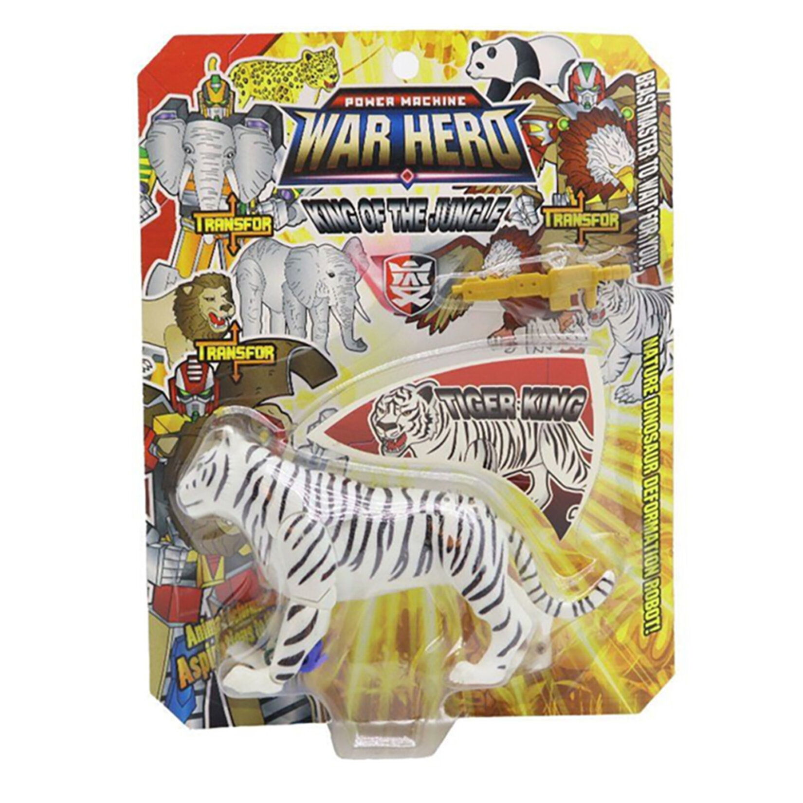 Mega Oyuncak Transformer Set Kral Kaplan