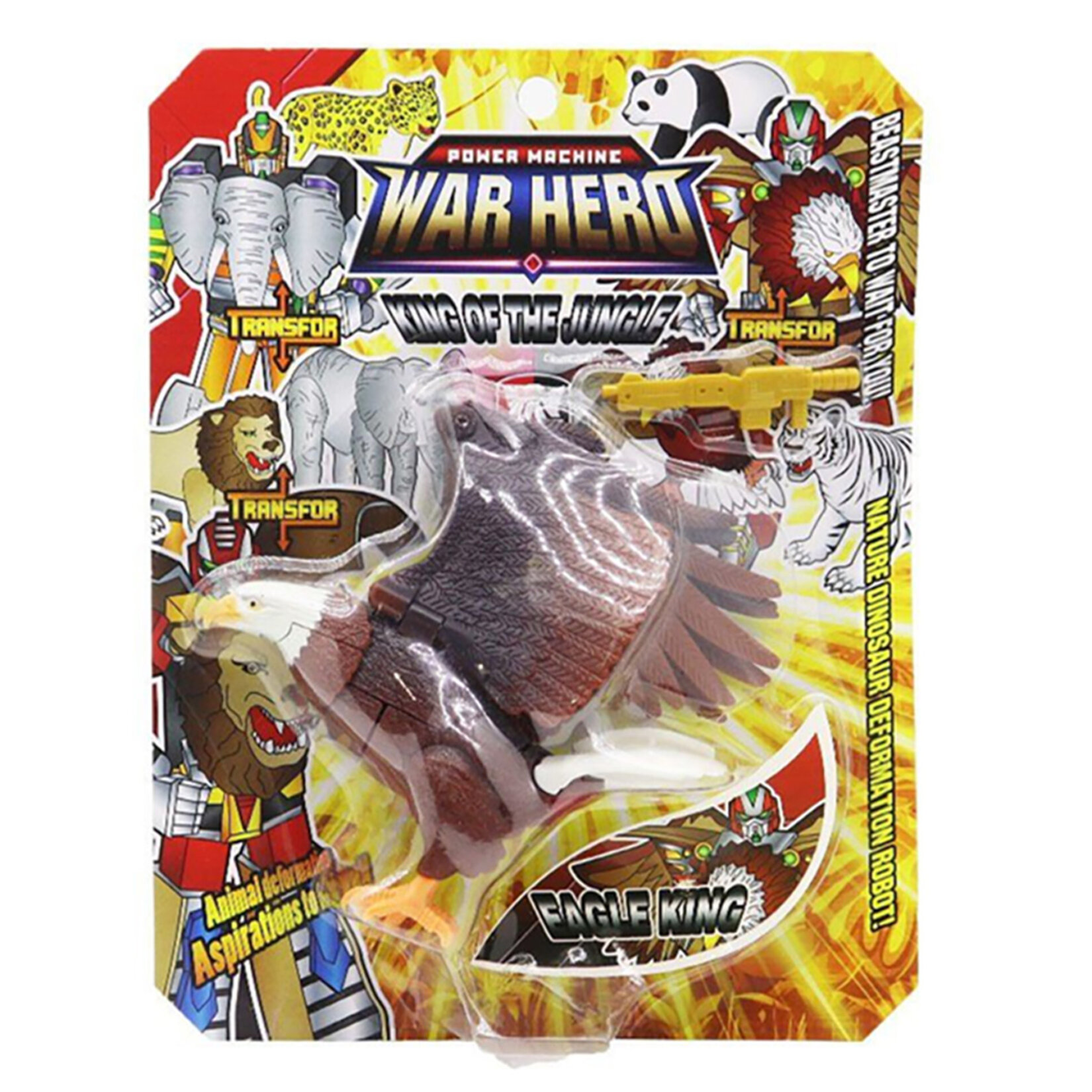 Mega Oyuncak Transformer Set Kral Kartal