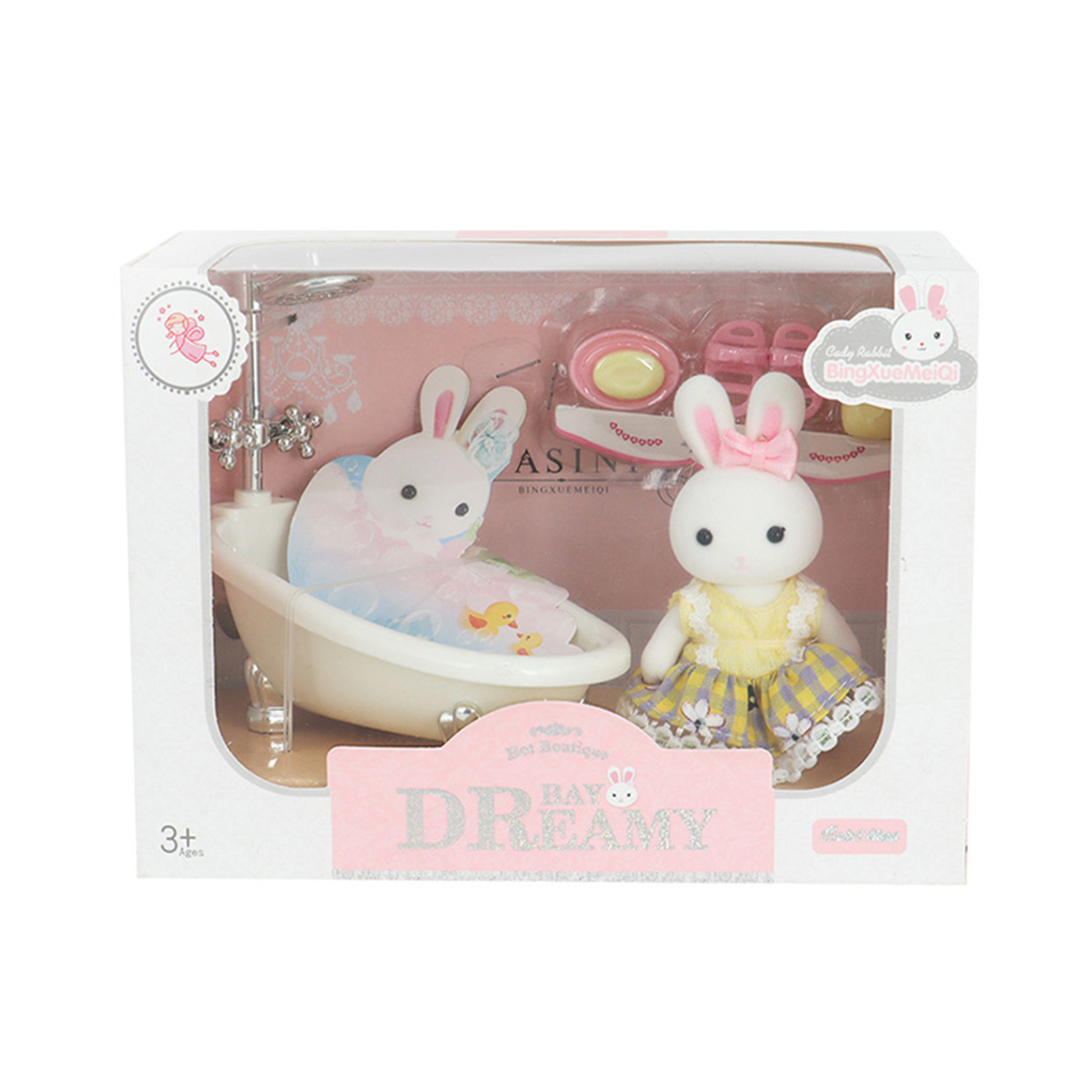 Mega Bay Dreamy Mini Tavşan - Aksesuarlı Banyo Seti