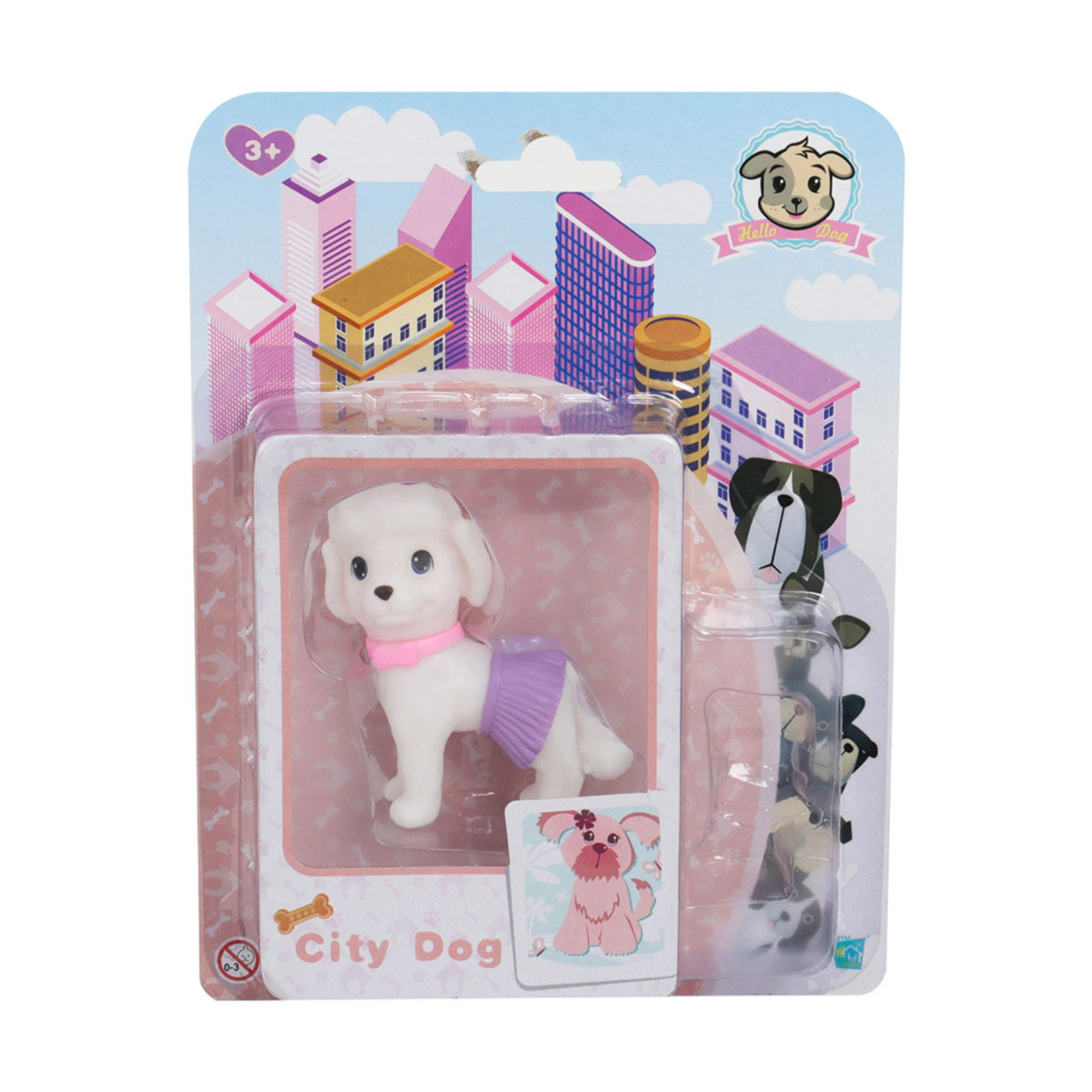 Mega City Dog Pembe Köpek Figürü