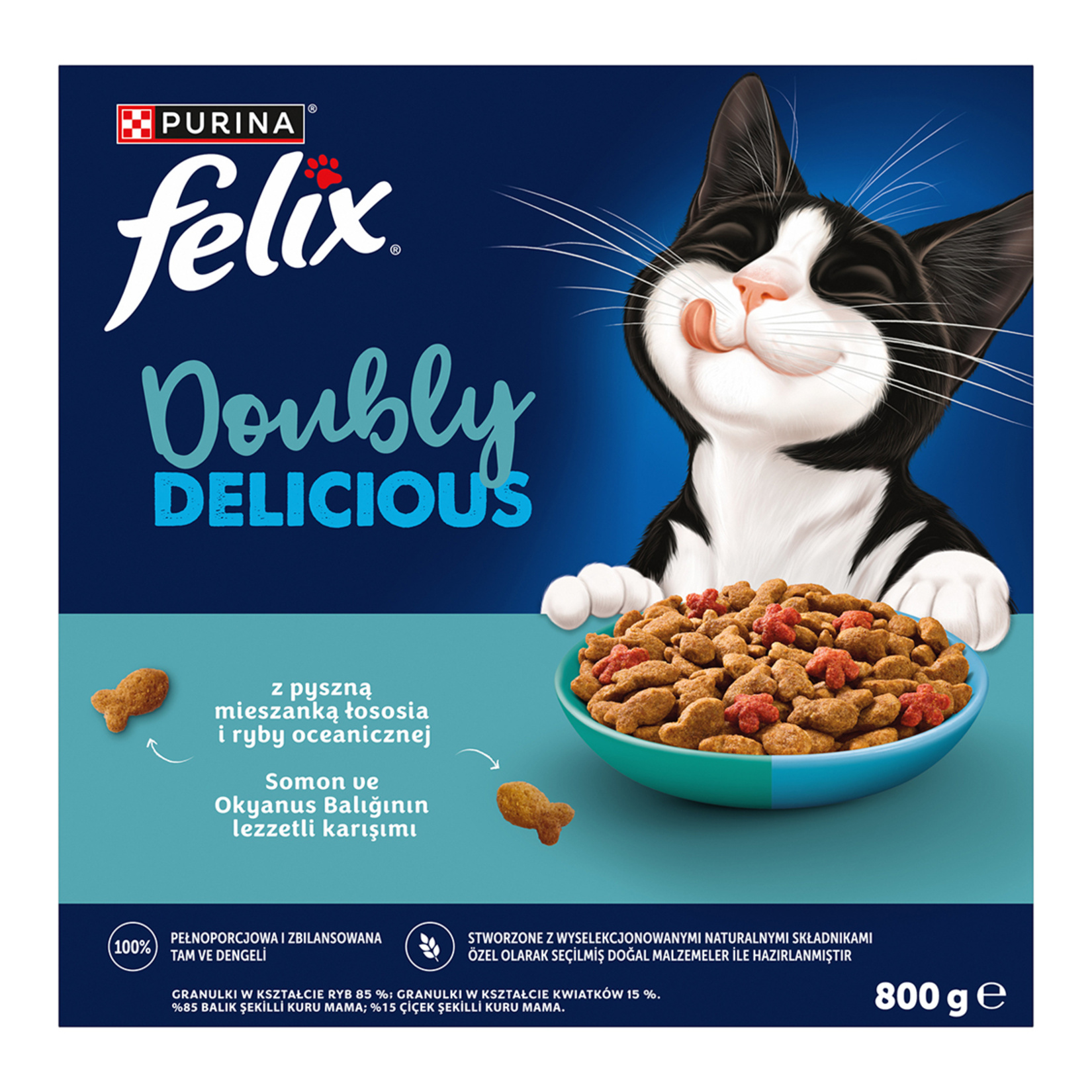 Felix Doubly Delicious Çifte Lezzet Balıklı 800 G
