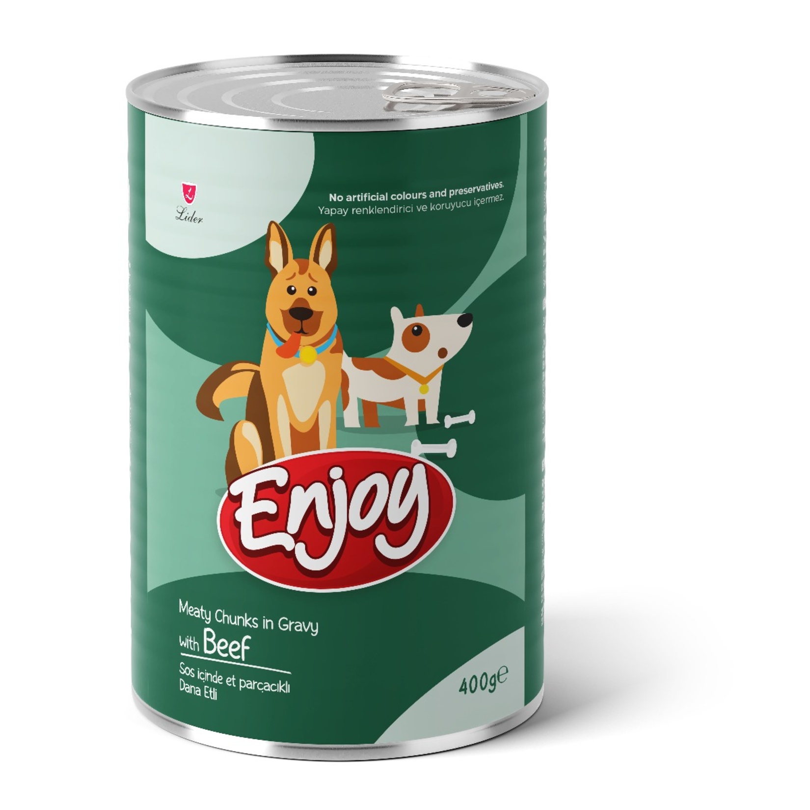 Enjoy Yetişkin Köpek Biftekli Konserve Mama 400 G