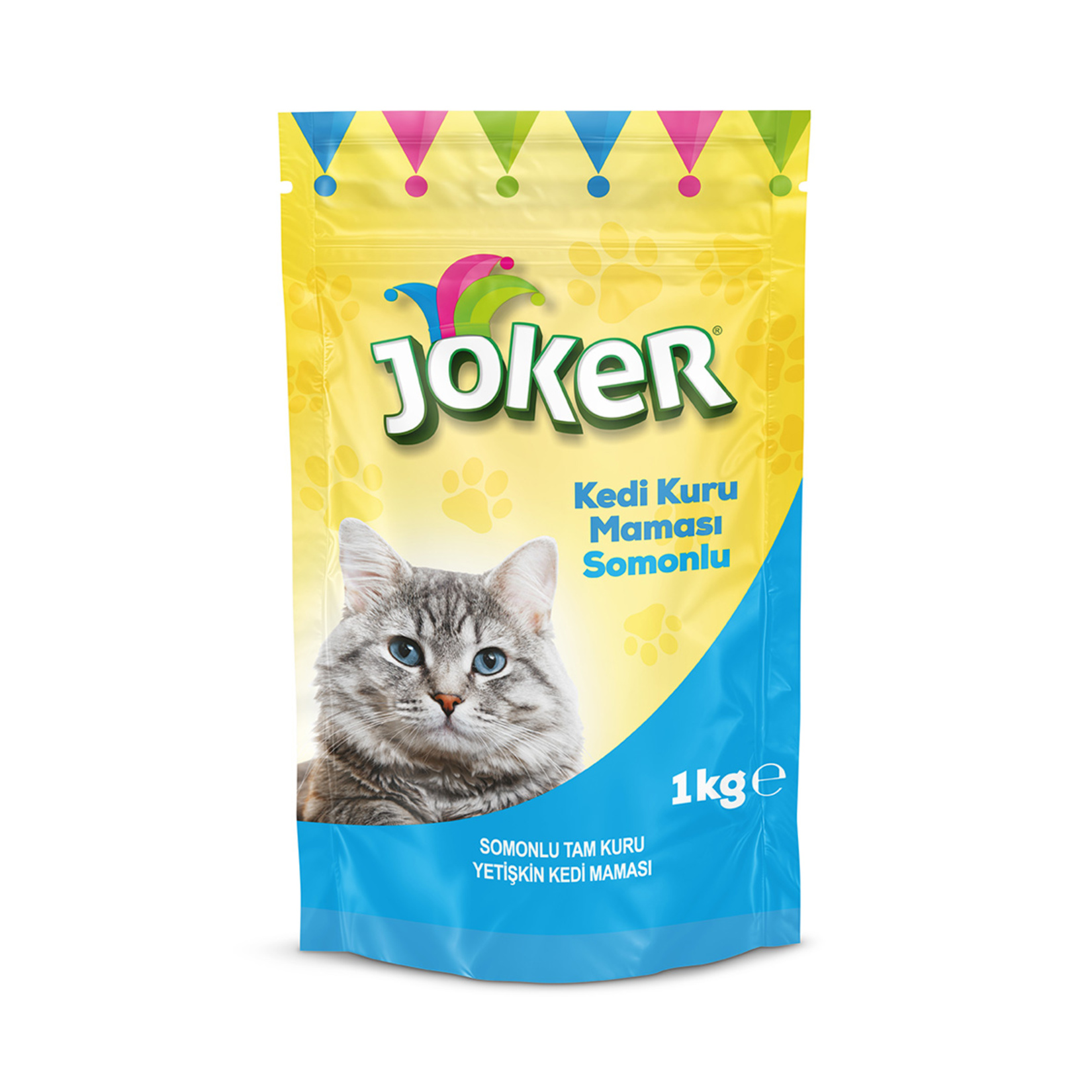 Joker Somonlu Tam Kuru Yetişkin Kedi Maması 1 Kg