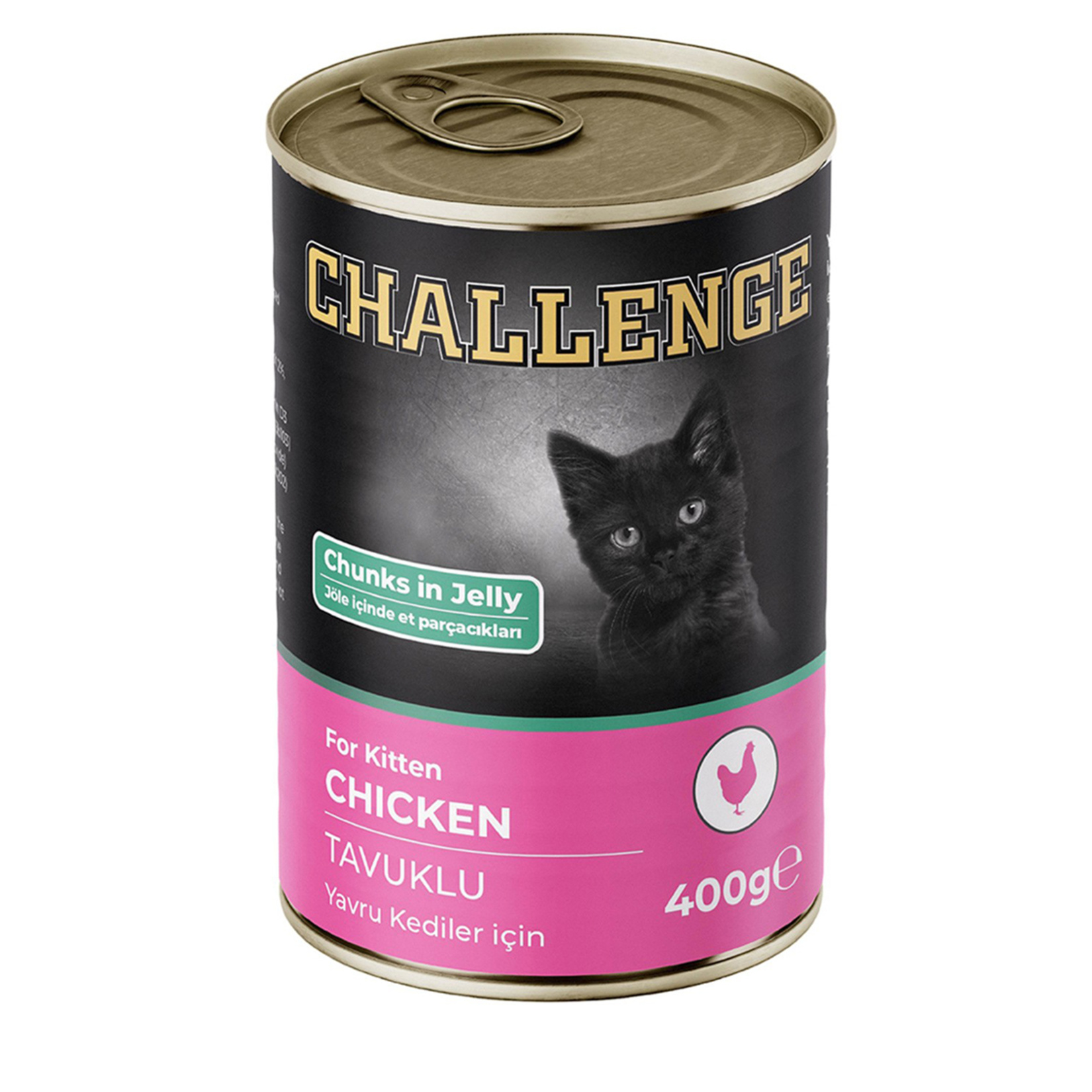 Challenge Tavuklu Yavru Kedi Konservesi 400 G