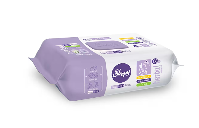 Sleepy Kişisel Bakım Havlusu Herbal 100 Lu